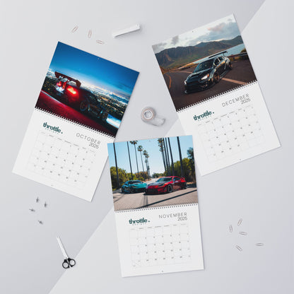 Limited Edition 2025 Automotive Car Calendar - Brennanxwright Collection for Enthusiasts