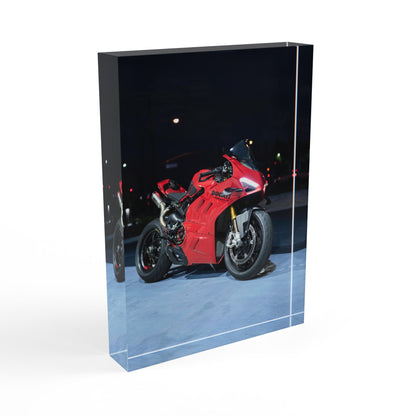 Ducati V4S Motorcycle Acrylic Photo Block #006 - Throttle Designs