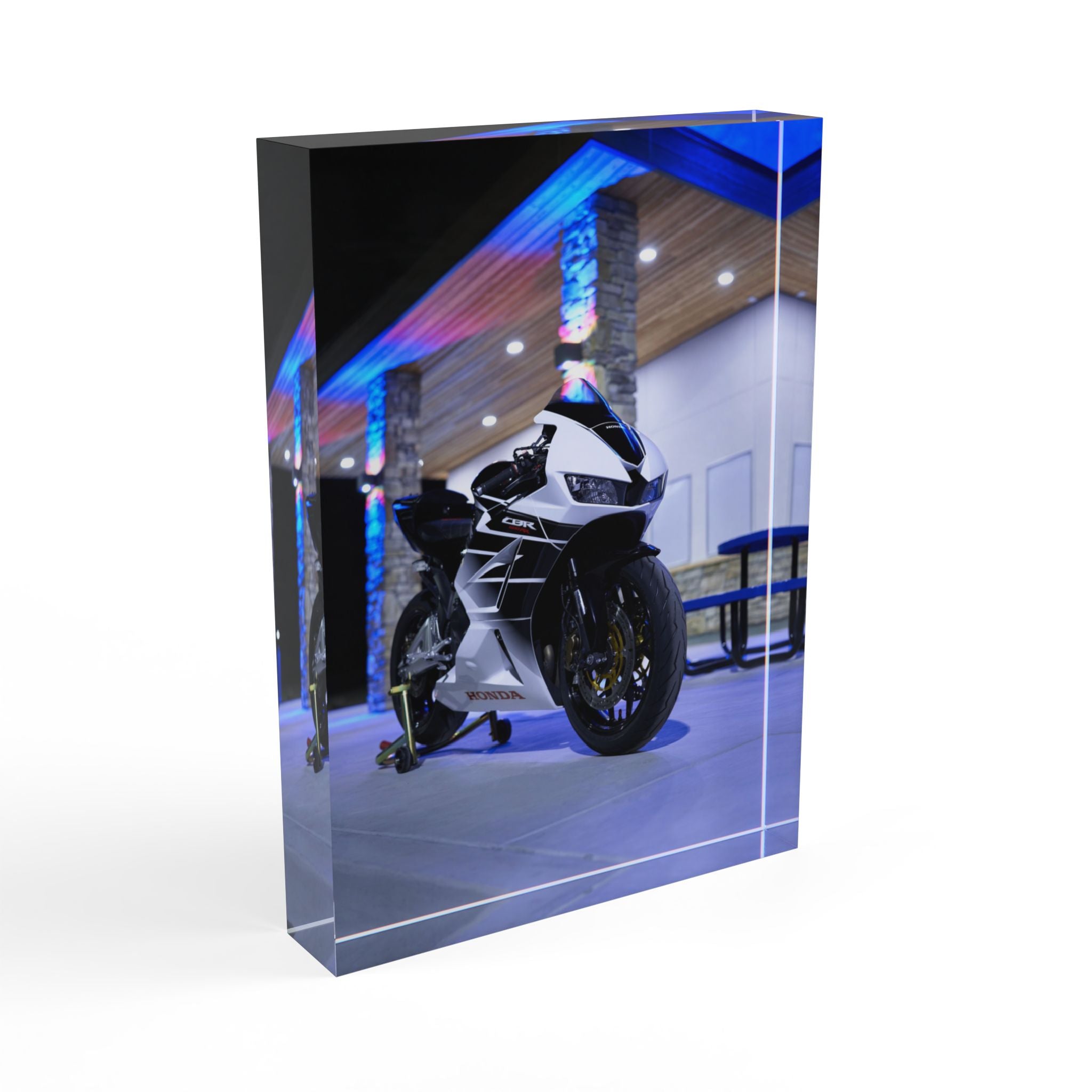 Honda CBR600RR Motorcycle Acrylic Photo Block #002 - Throttle Designs