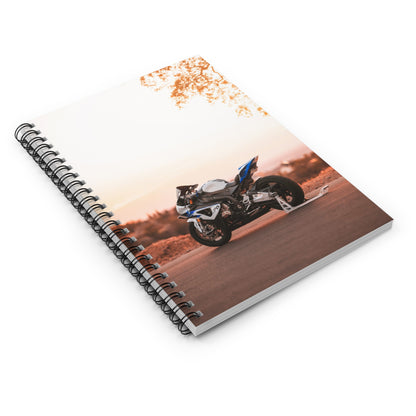 BMW S1000RR HP4 Motorcycle Spiral Notebook #006 - Throttle Designs