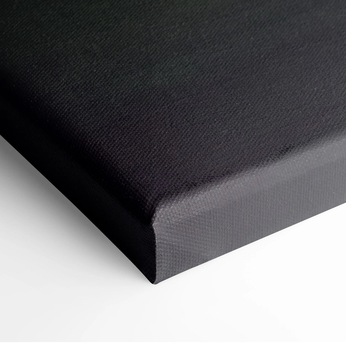 Nissan Z inspired black canvas art with textured surface and wrapped edges for modern Japanese sports car decor