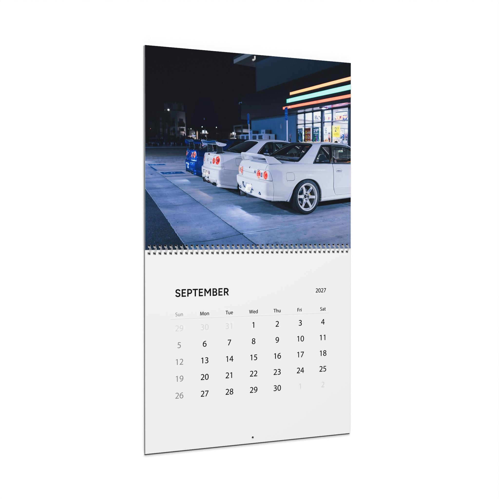 2027 JDM Cars Wall Calendar – Japanese Performance Cars, Tuner Cars & Automotive Artwork Collection