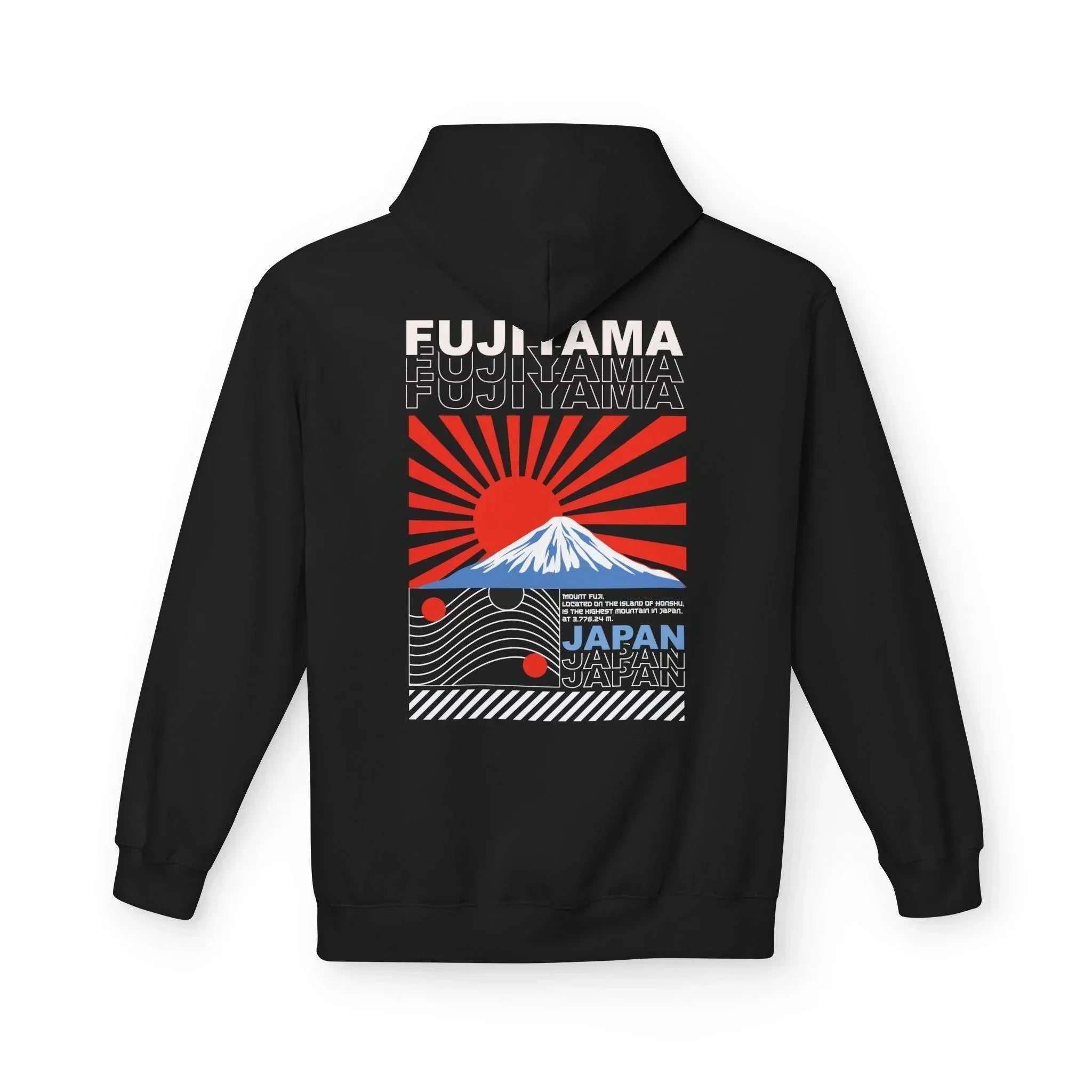 Fujiyama Japan Streetwear Cozy Fleece Hoodie - Ultimate Comfort & Style