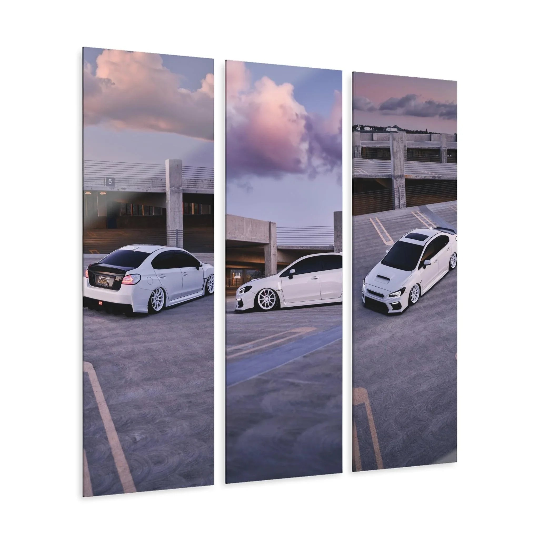 Subaru WRX 3-Piece Acrylic Wall Art #002 for Car Lovers