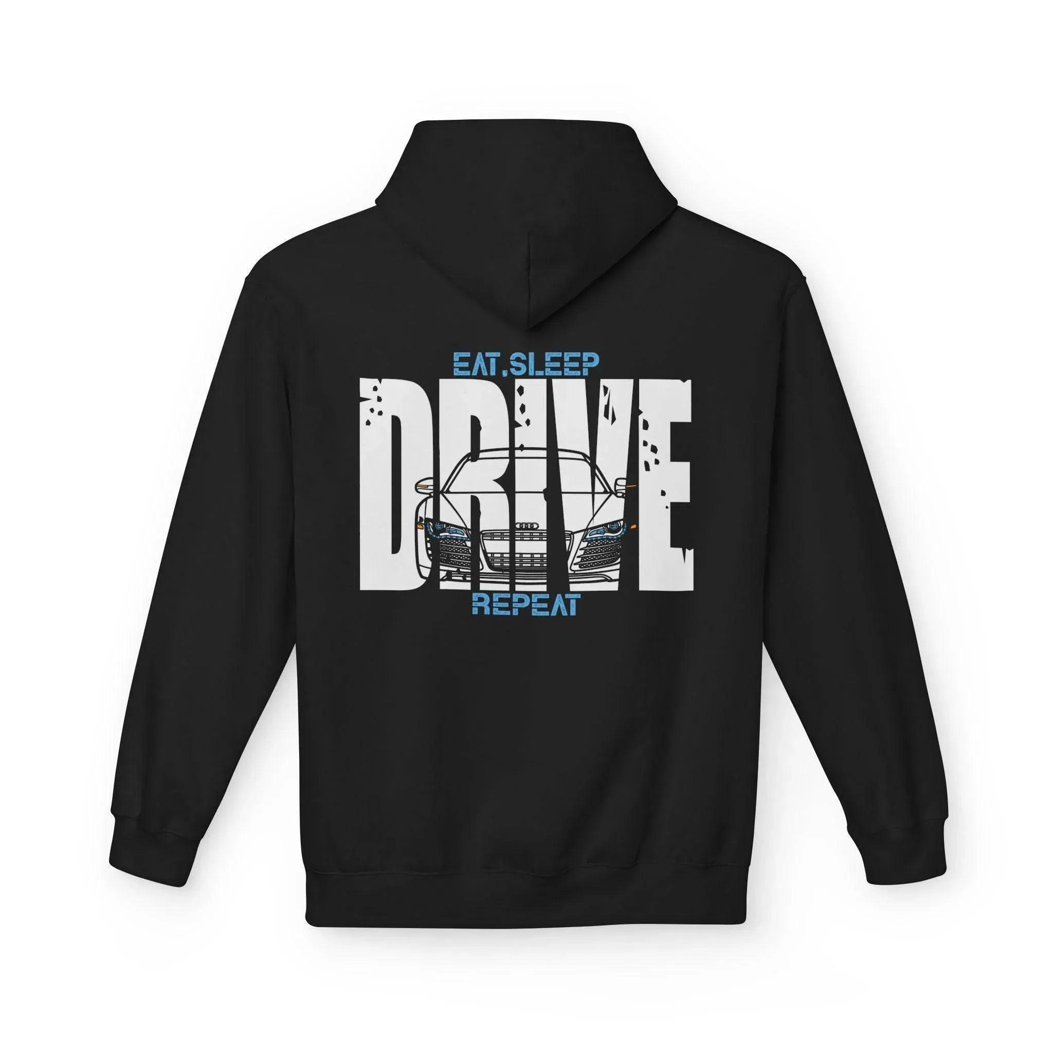 Audi R8 DRIVE Fleece Hoodie - Premium Comfort & Style for Enthusiasts