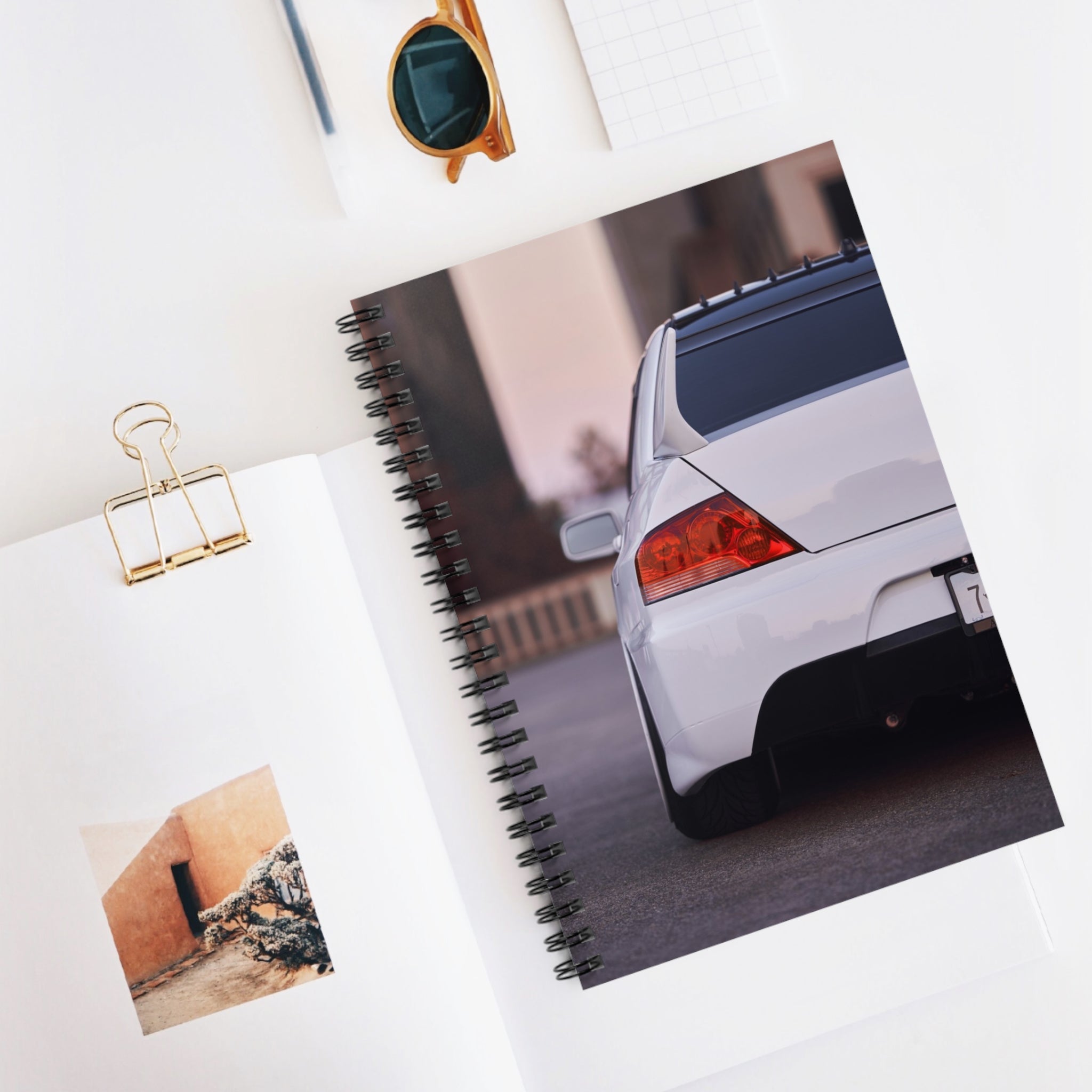 Mitsubishi Evo 8 Automotive Spiral Notebook #020 - Throttle Designs