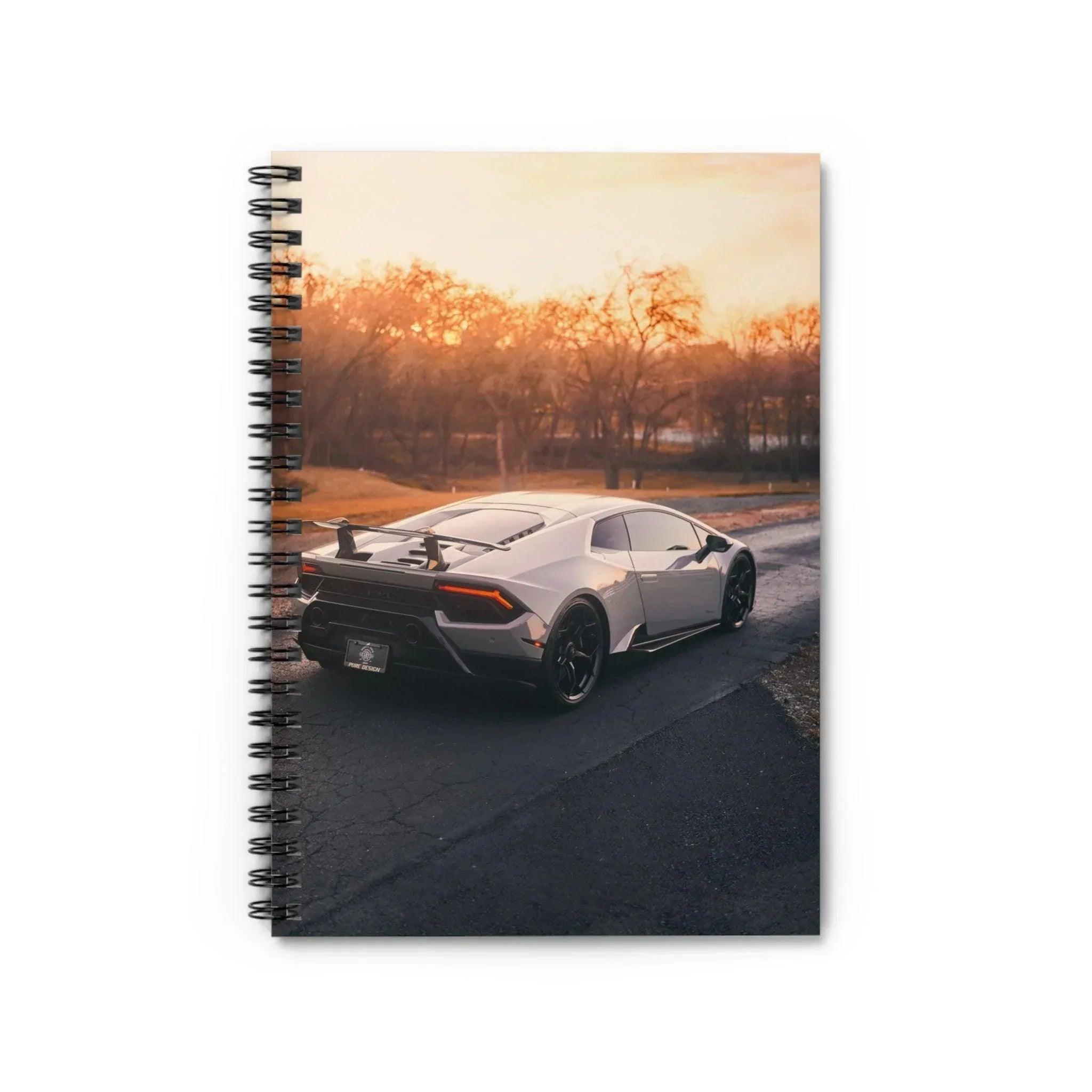 Lamborghini Huracan Automotive Spiral Notebook #040 - Throttle Designs