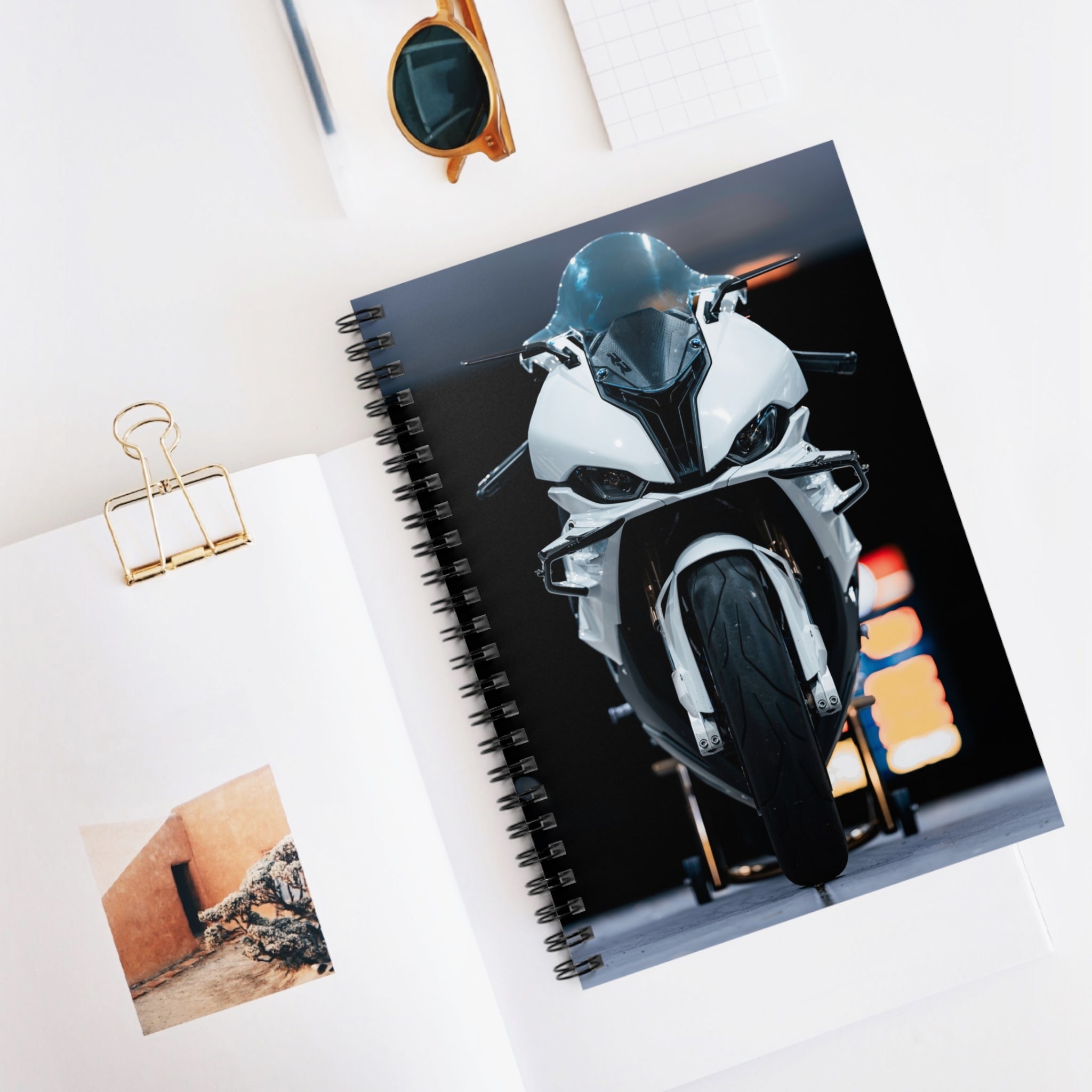 BMW S1000RR Motorcycle Spiral Notebook #102 - Throttle Designs