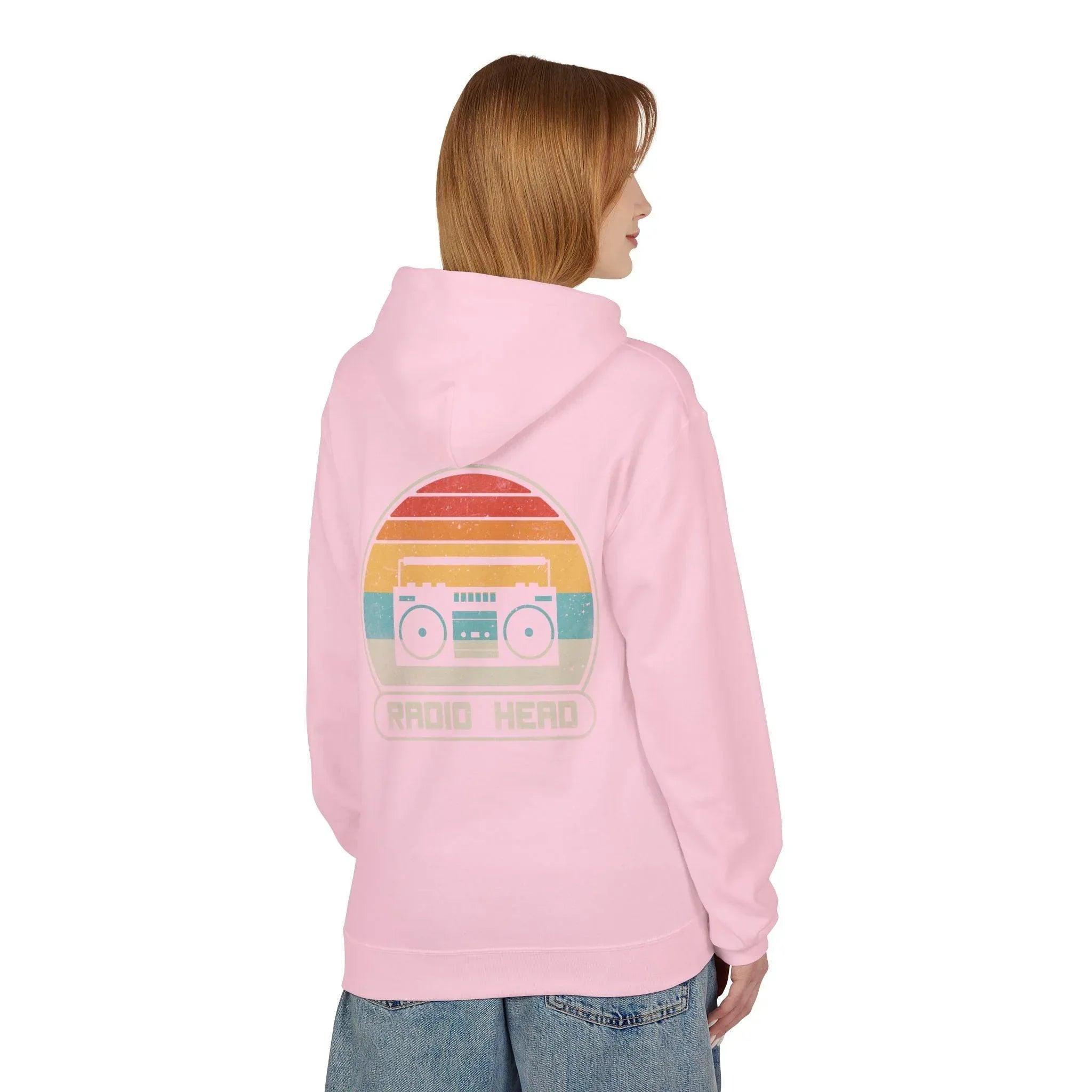 Cozy Vibes Radio Head Fleece Pullover Hoodie