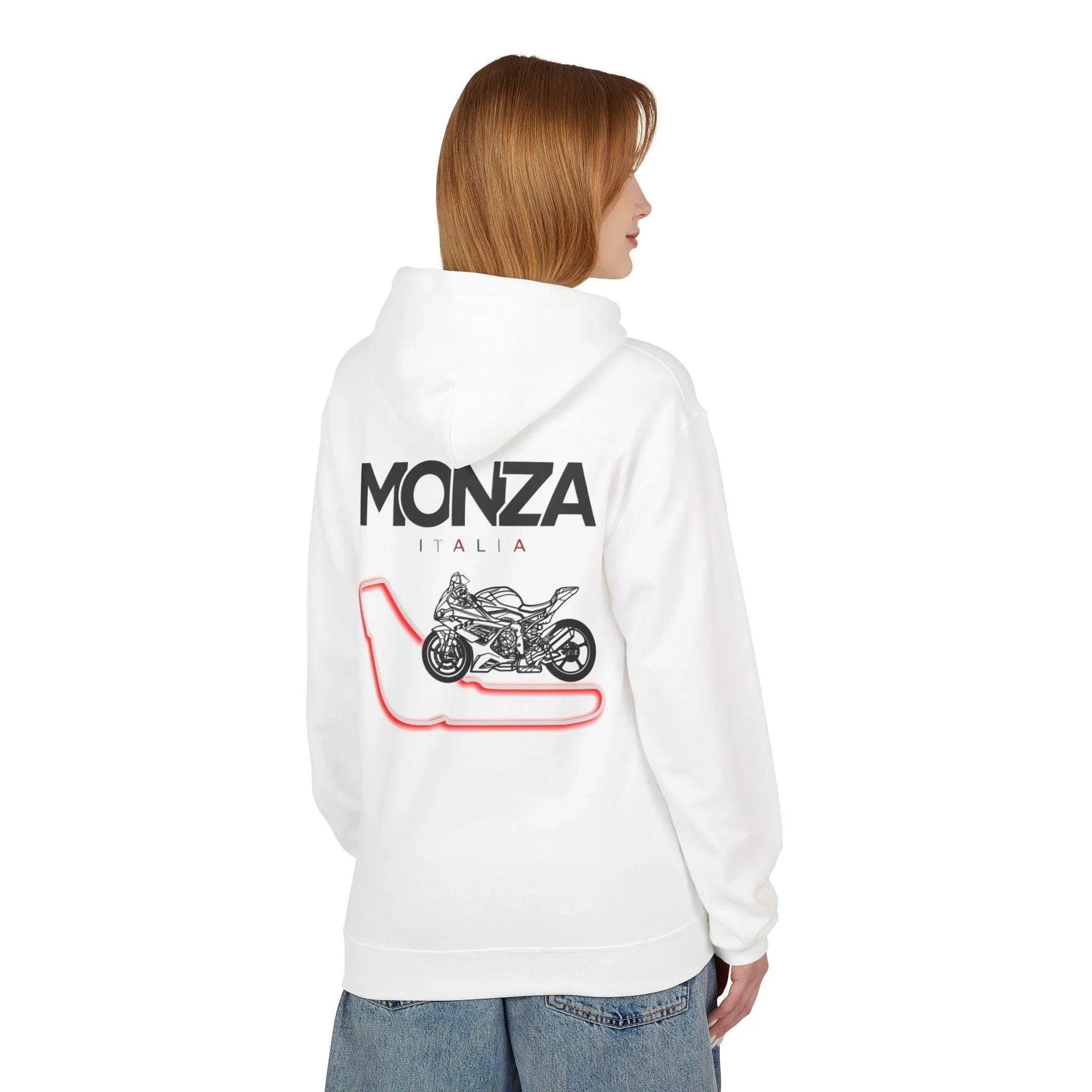 BMW Inspired S1000RR Monza Italia Fleece Hoodie Red Edition for Riders