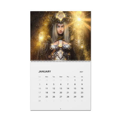 2027 Fantasy Character Art Wall Calendar – Mystical Heroes, Dream Worlds & Imaginative Artwork
