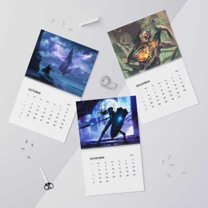 2027 Fantasy Illustration Calendar – Mystical Characters, Enchanted Scenes & Imaginative Worlds