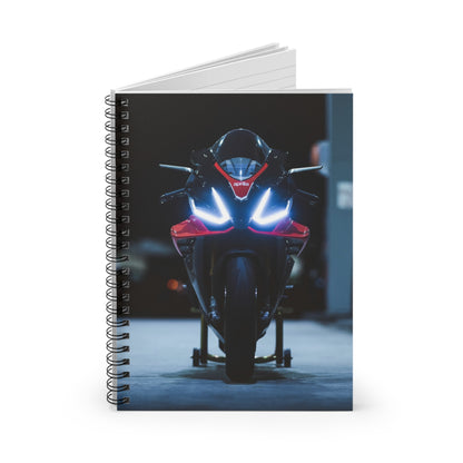 Aprilia RSV4 1100 Factory Motorcycle Spiral Notebook #001 - Throttle Designs