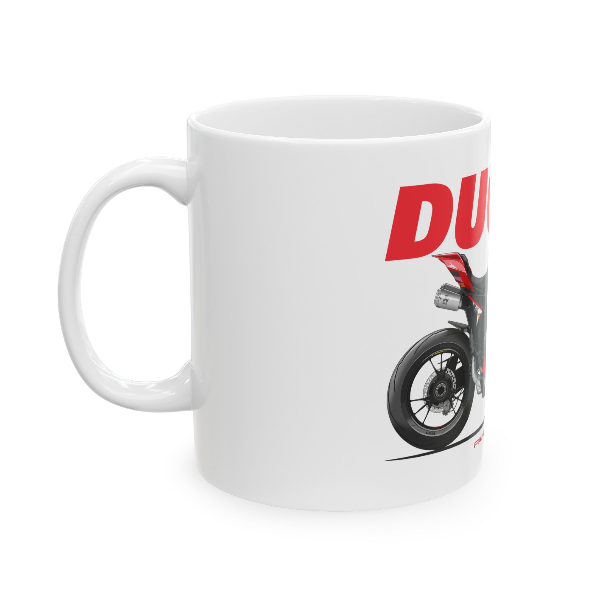 Ducati Panigale V4R V4 V4S Motorcycle Ceramic Mug, 11oz - Throttle Designs