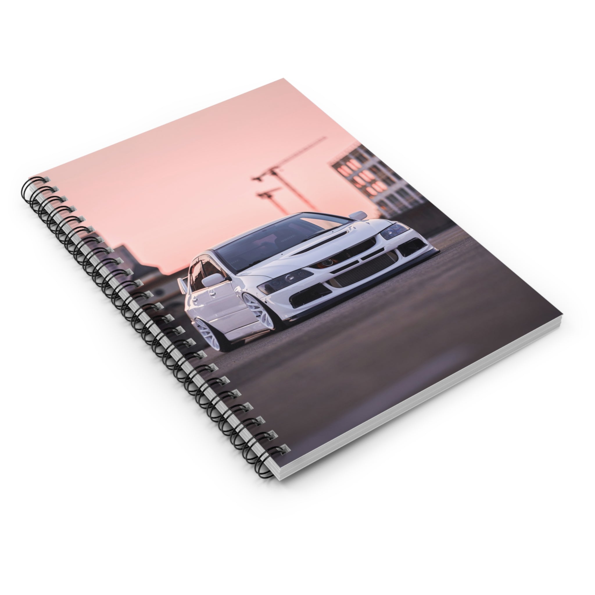 Mitsubishi Evo 8 Automotive Spiral Notebook #022 - Throttle Designs