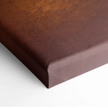Brown canvas art with textured woven surface and raised edges inspired by Lamborghini Huracán STO premium wall decor