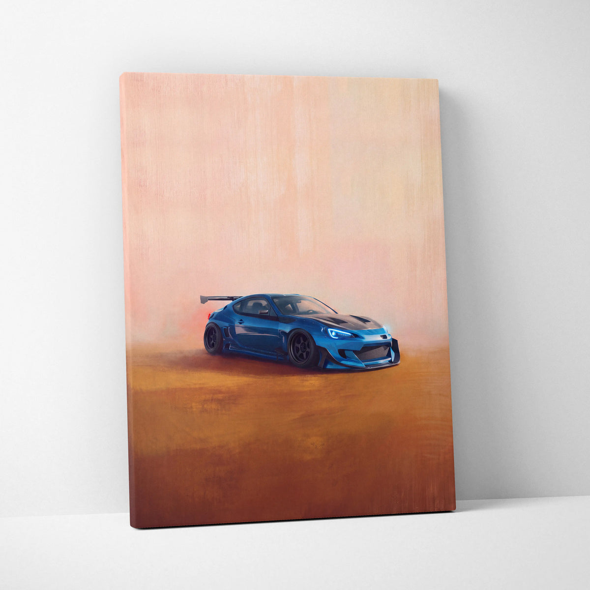 Subaru BRZ Inspired Car Wall Art - Widebody Performance Vehicle Canvas Print