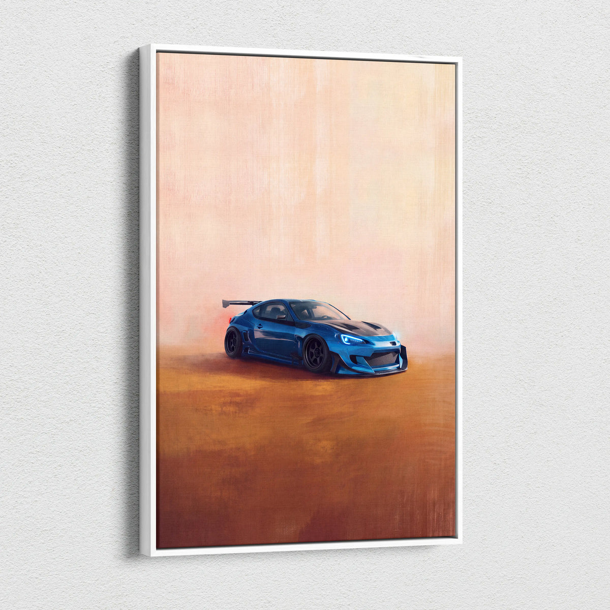 Subaru BRZ Inspired Car Wall Art - Widebody Performance Vehicle Canvas Print