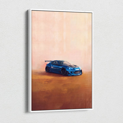 Subaru BRZ Inspired Car Wall Art - Widebody Performance Vehicle Canvas Print