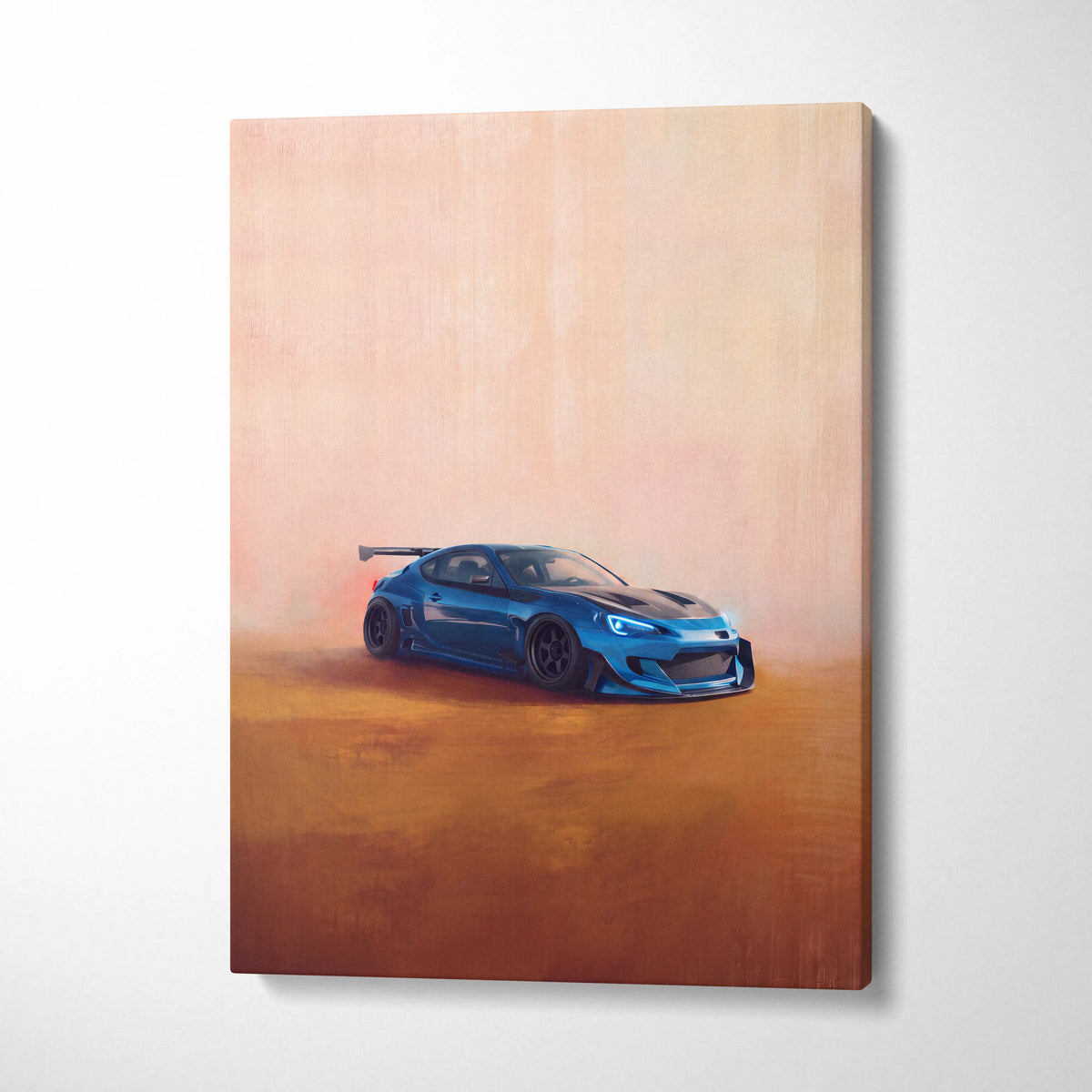 Subaru BRZ Inspired Car Wall Art - Widebody Performance Vehicle Canvas Print