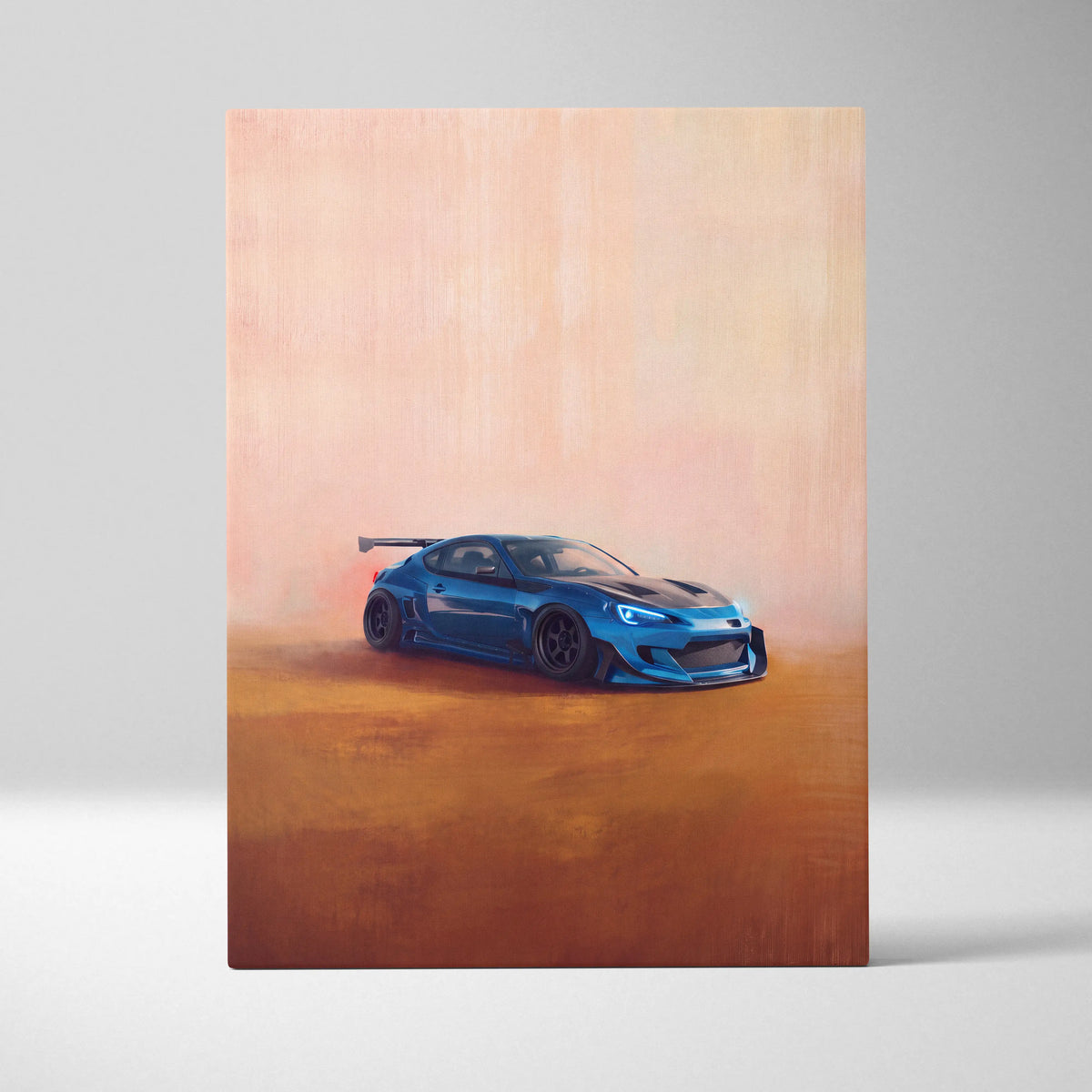 Subaru BRZ Inspired Car Wall Art - Widebody Performance Vehicle Canvas Print