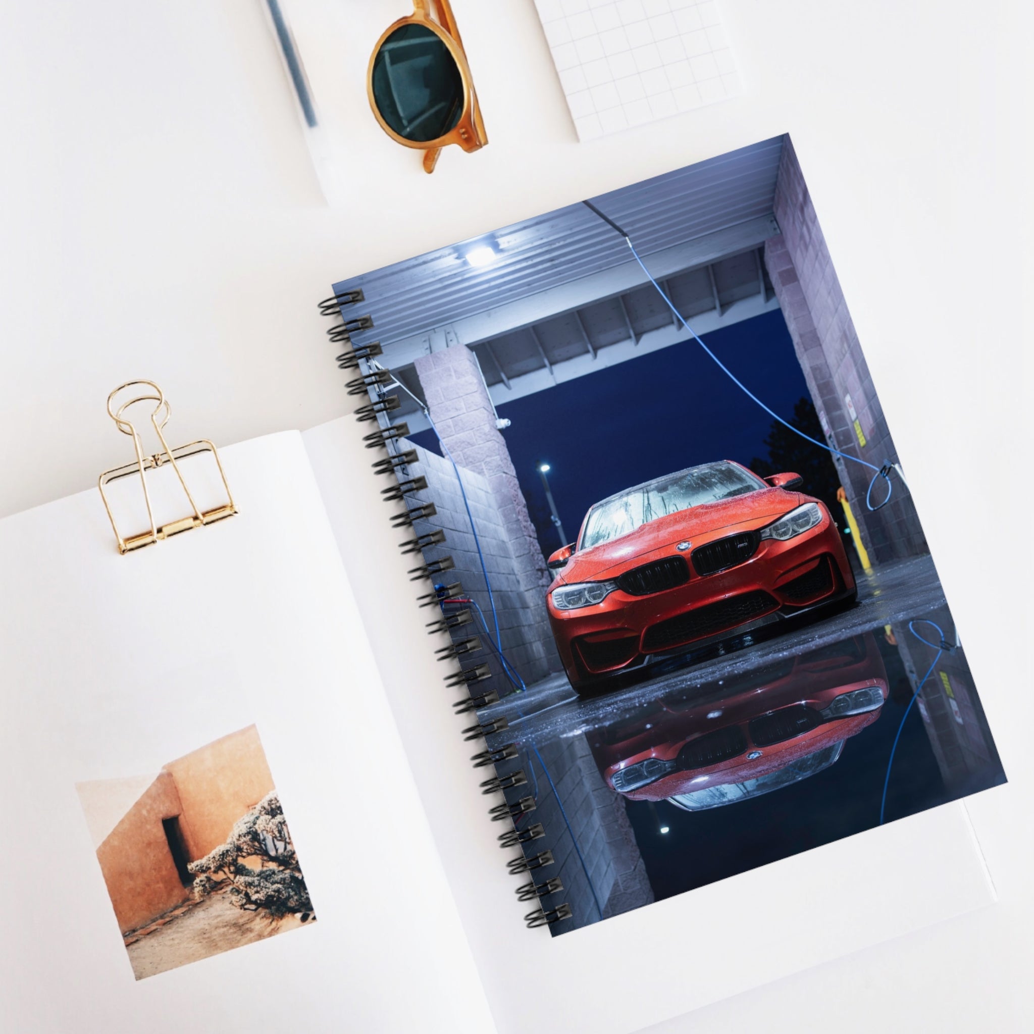 BMW F80 M3 Automotive Spiral Notebook #003 - Throttle Designs