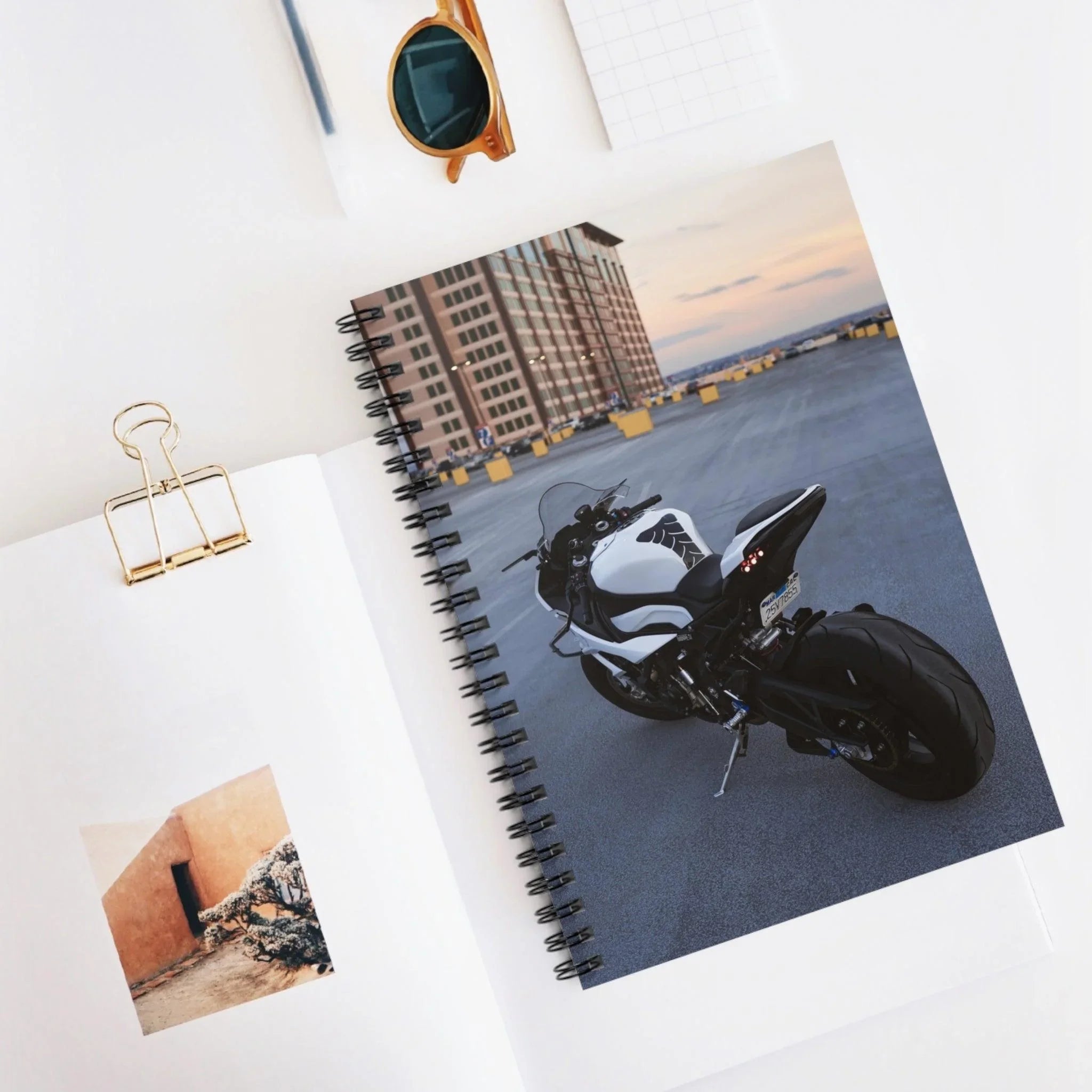 BMW S1000RR Motorcycle Spiral Notebook #057 - Throttle Designs