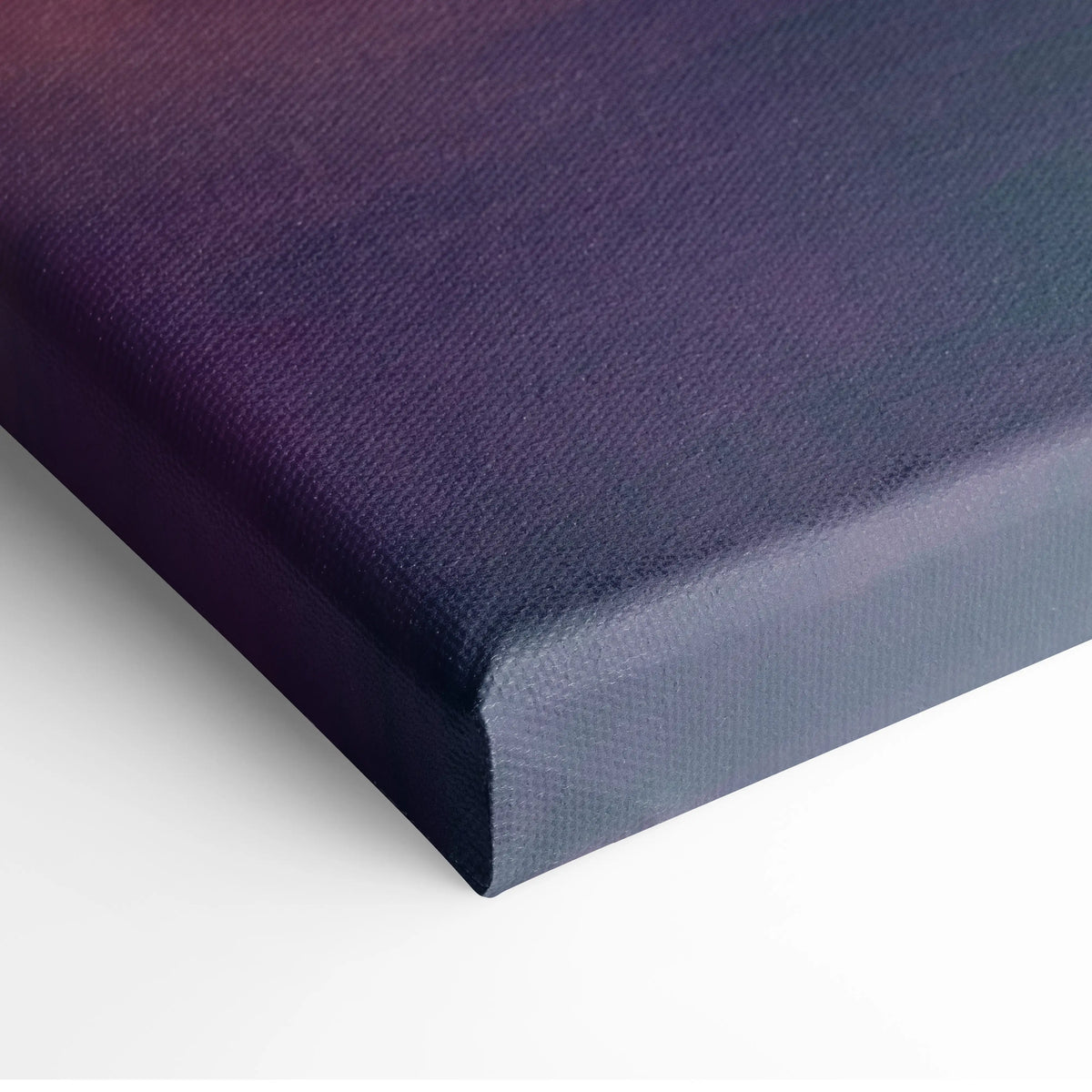 A lamborghini huracán spyder inspired stretched canvas wall art with smooth textured surface in deep purples and blues