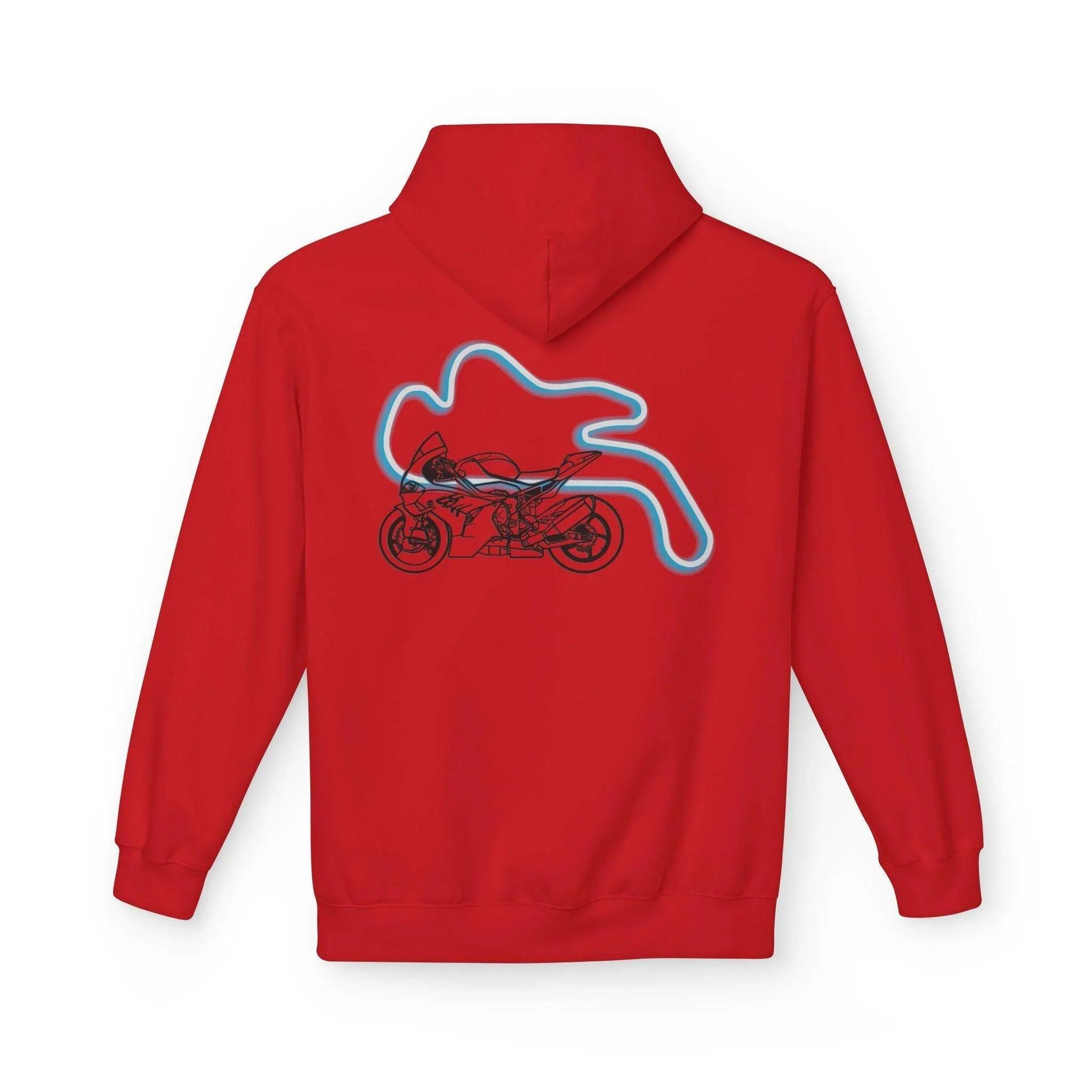 BMW Inspired M1000RR Fleece Hoodie Comfort and Style for Motorsport Enthusiasts