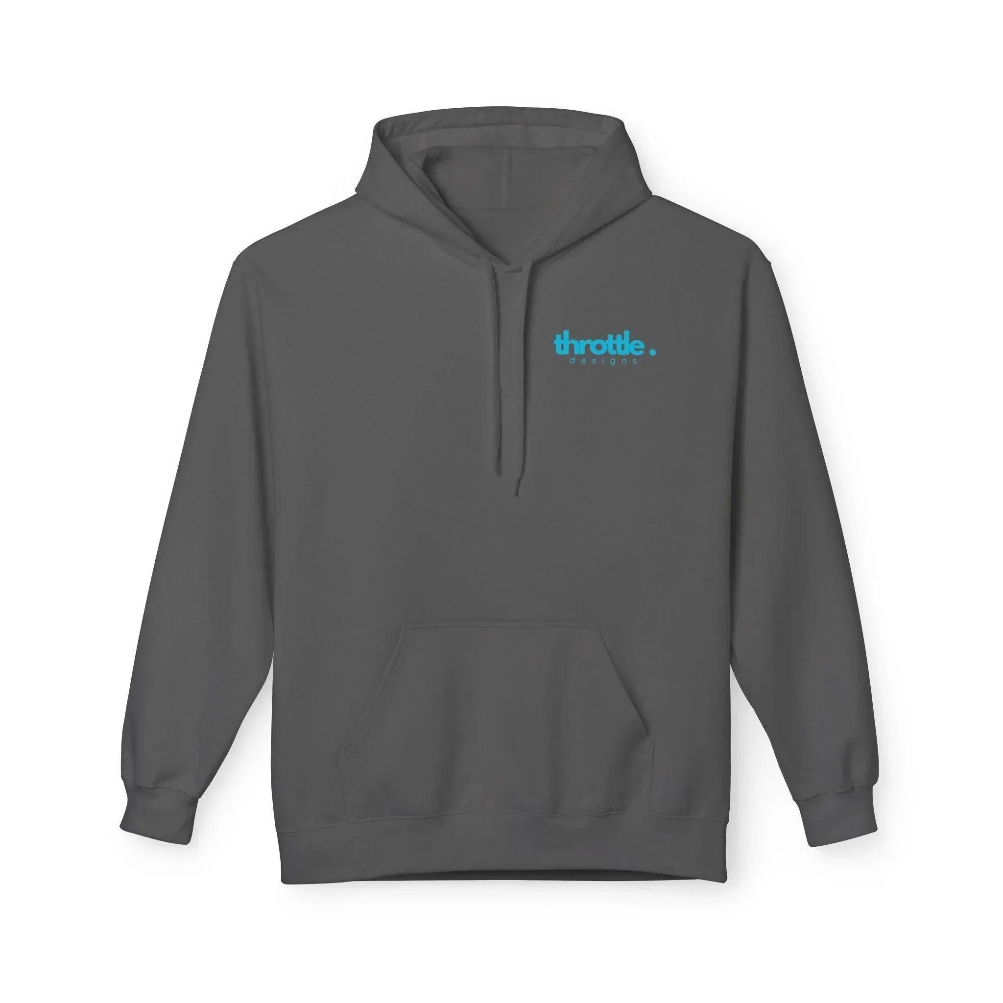 Cozy Retro Palm Tree Sunset Fleece Pullover Hoodie for Ultimate Comfort