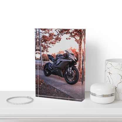 Yamaha R6 Motorcycle Acrylic Photo Block #002 - Throttle Designs