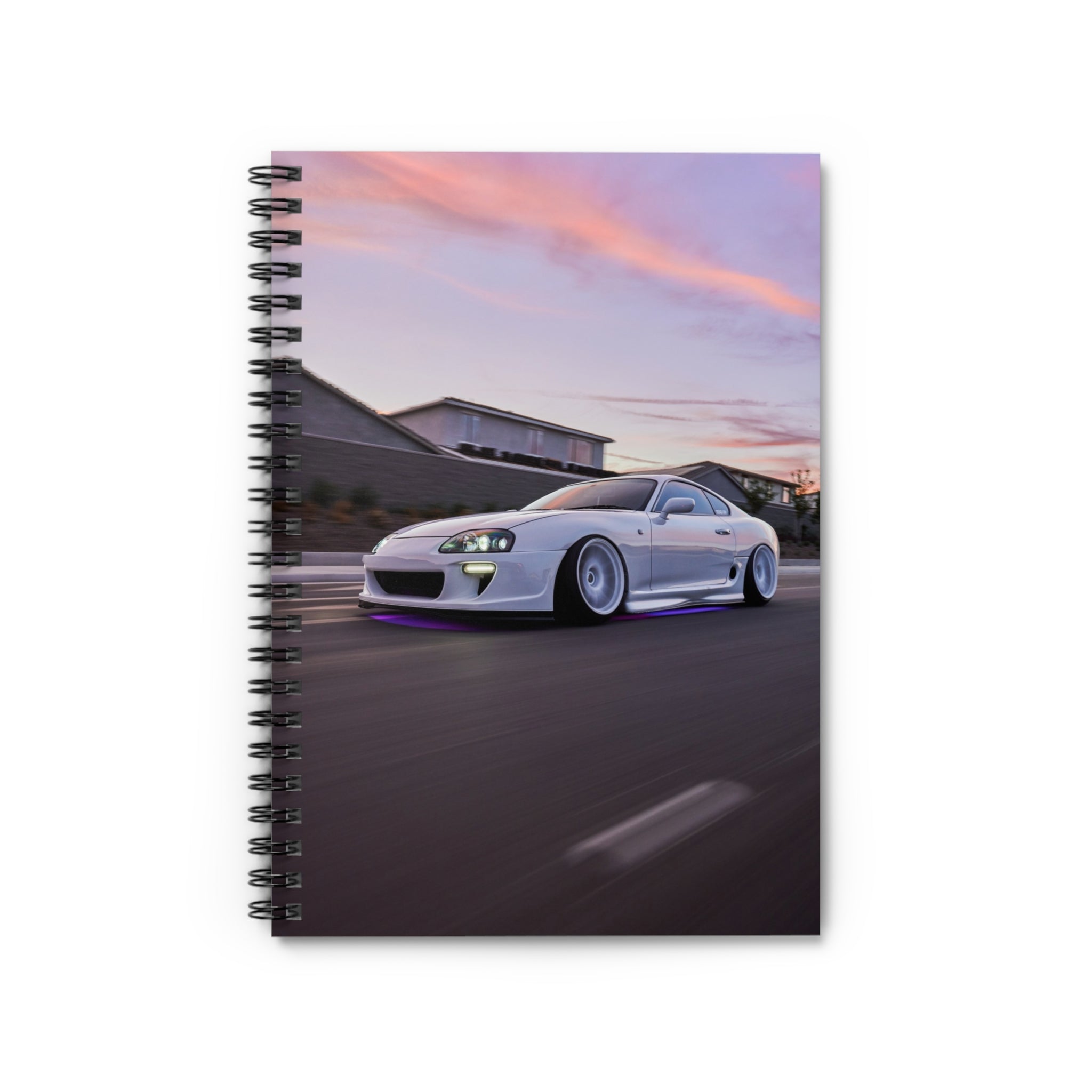 Toyota Supra Mk4 Automotive Spiral Notebook #016 - Throttle Designs