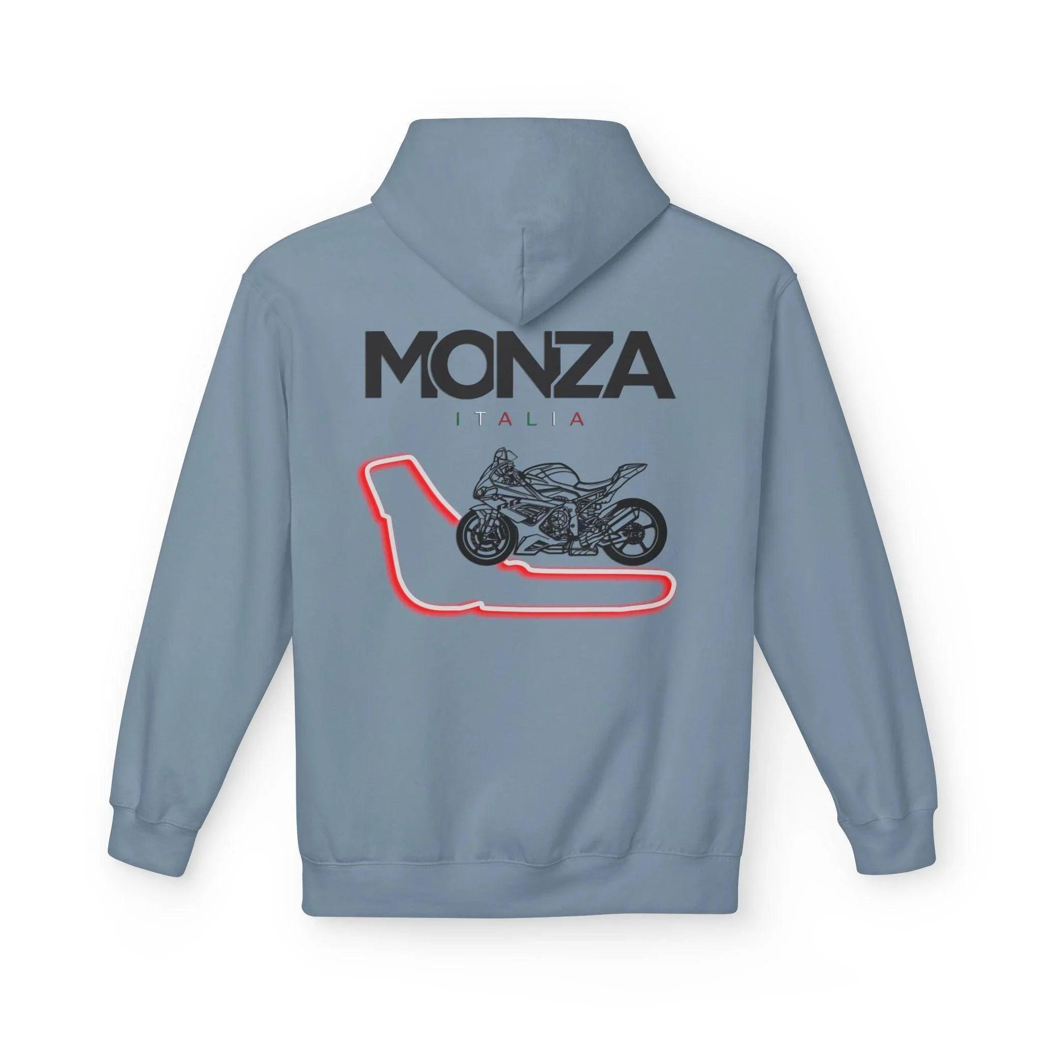 BMW Inspired S1000RR Monza Italia Fleece Hoodie Red Edition for Riders