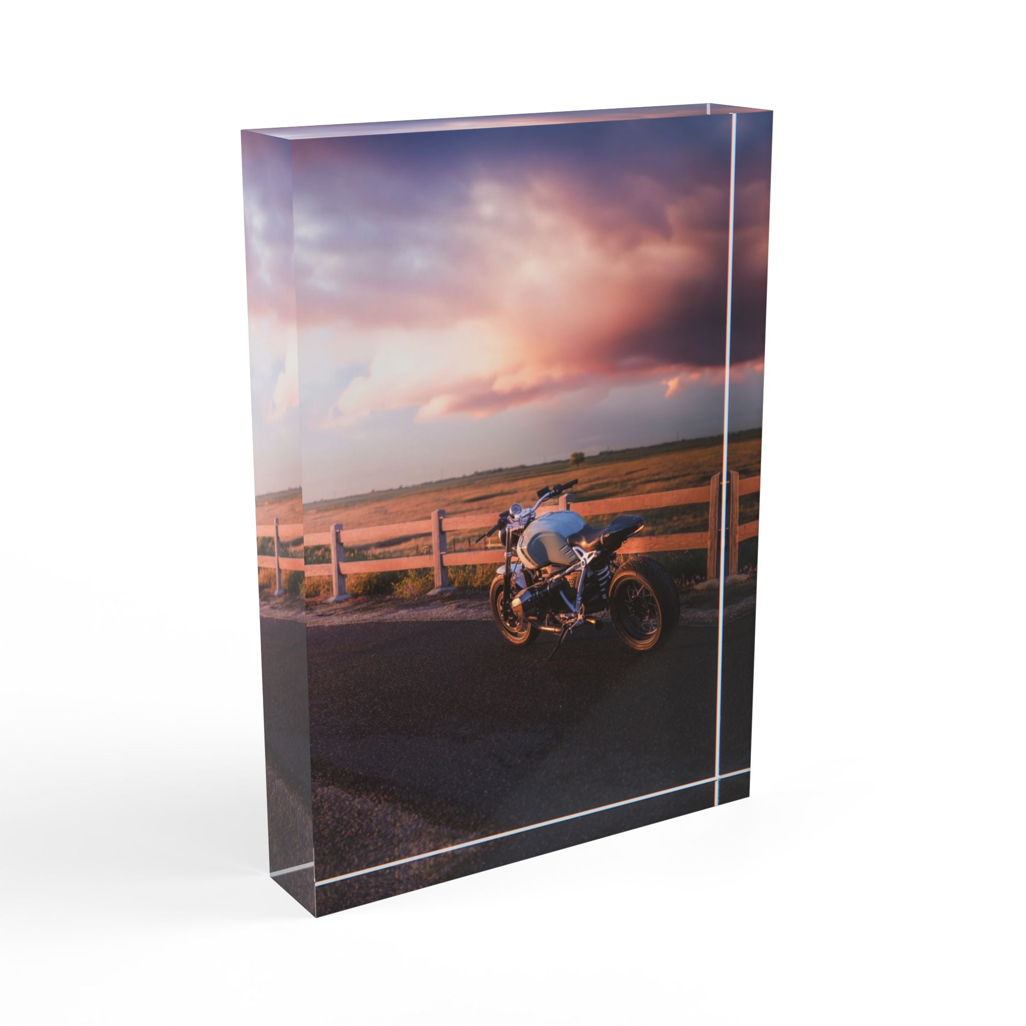 BMW R Nine T Motorcycle Acrylic Photo Block #006 - Throttle Designs