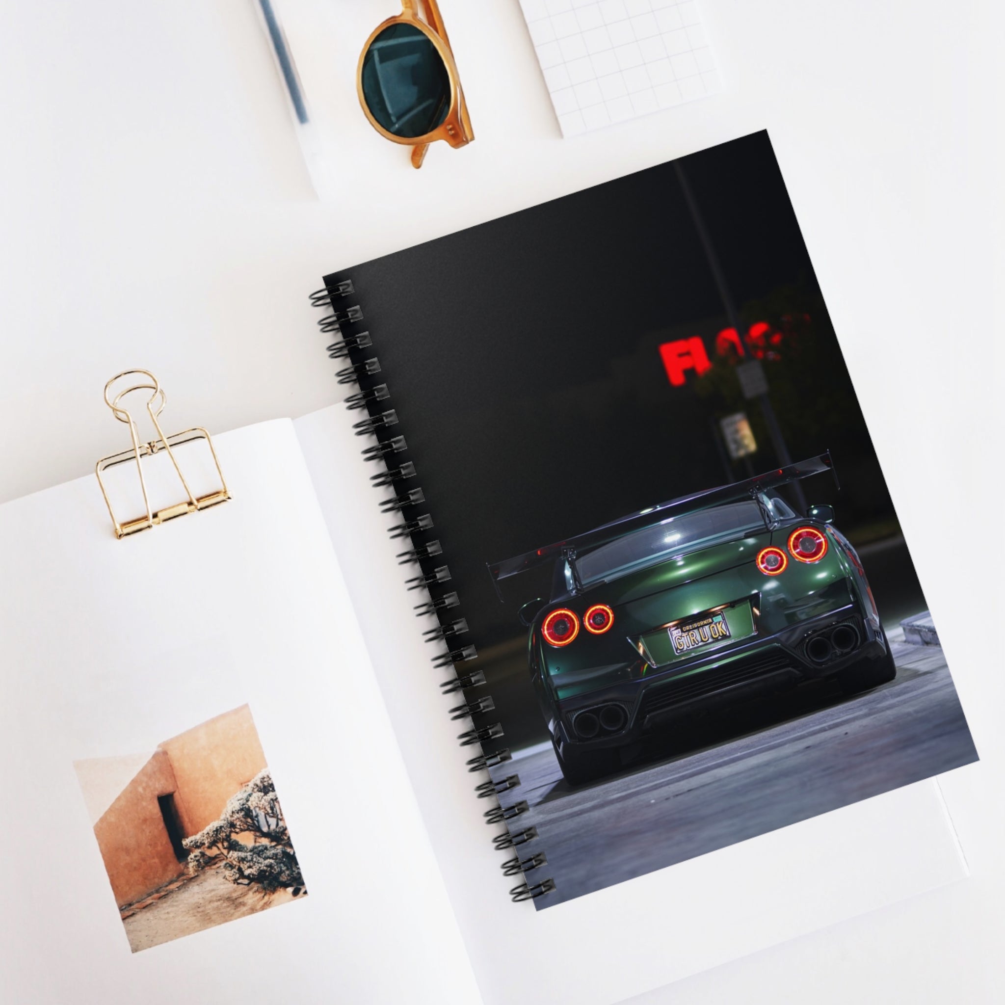 Nissan GTR R35 Automotive Spiral Notebook #005 - Throttle Designs