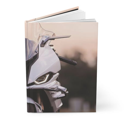 BMW S1000RR Motorcycle Hardcover Journal Notebook #002 - Throttle Designs