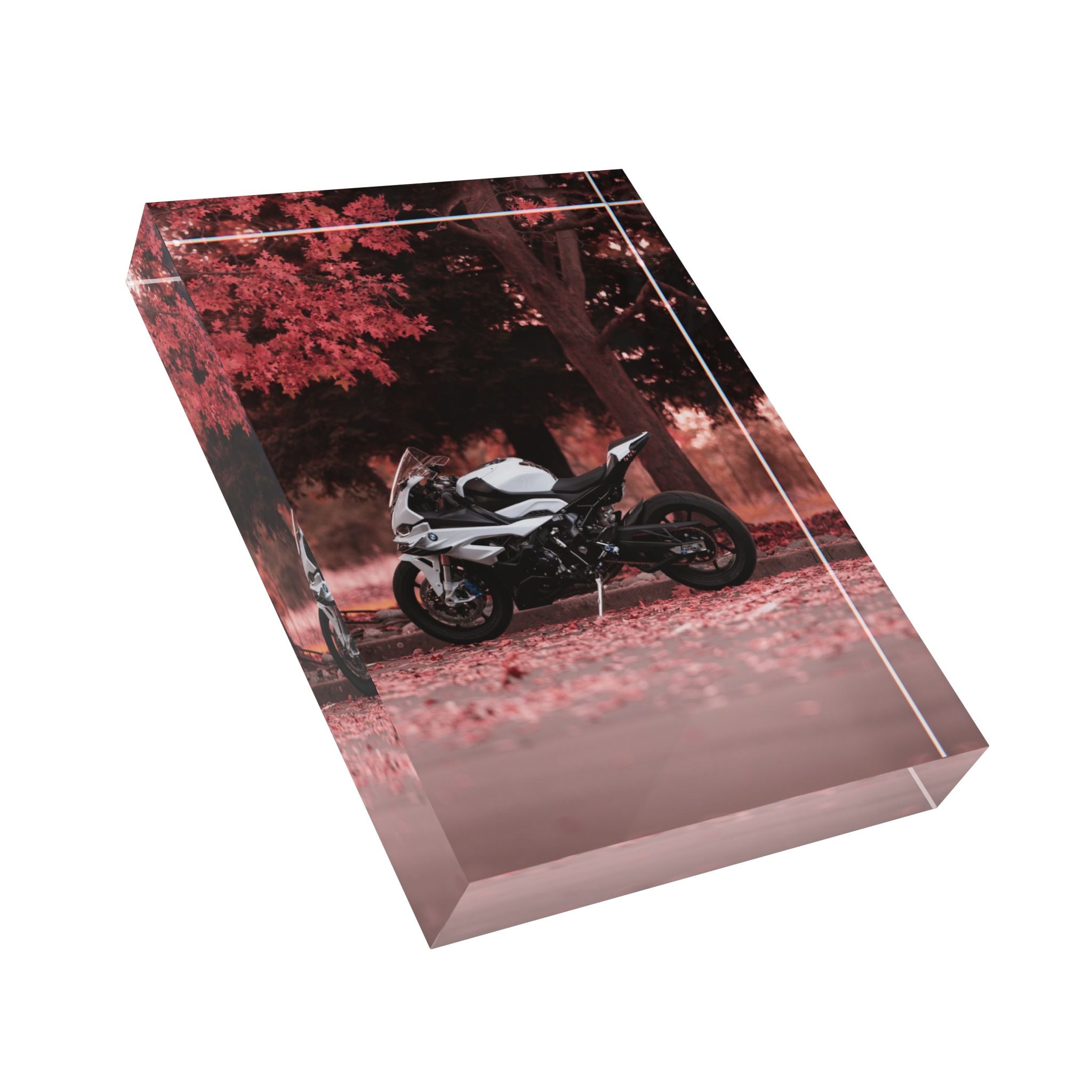 BMW S1000RR Motorcycle Acrylic Photo Block #018 - Throttle Designs