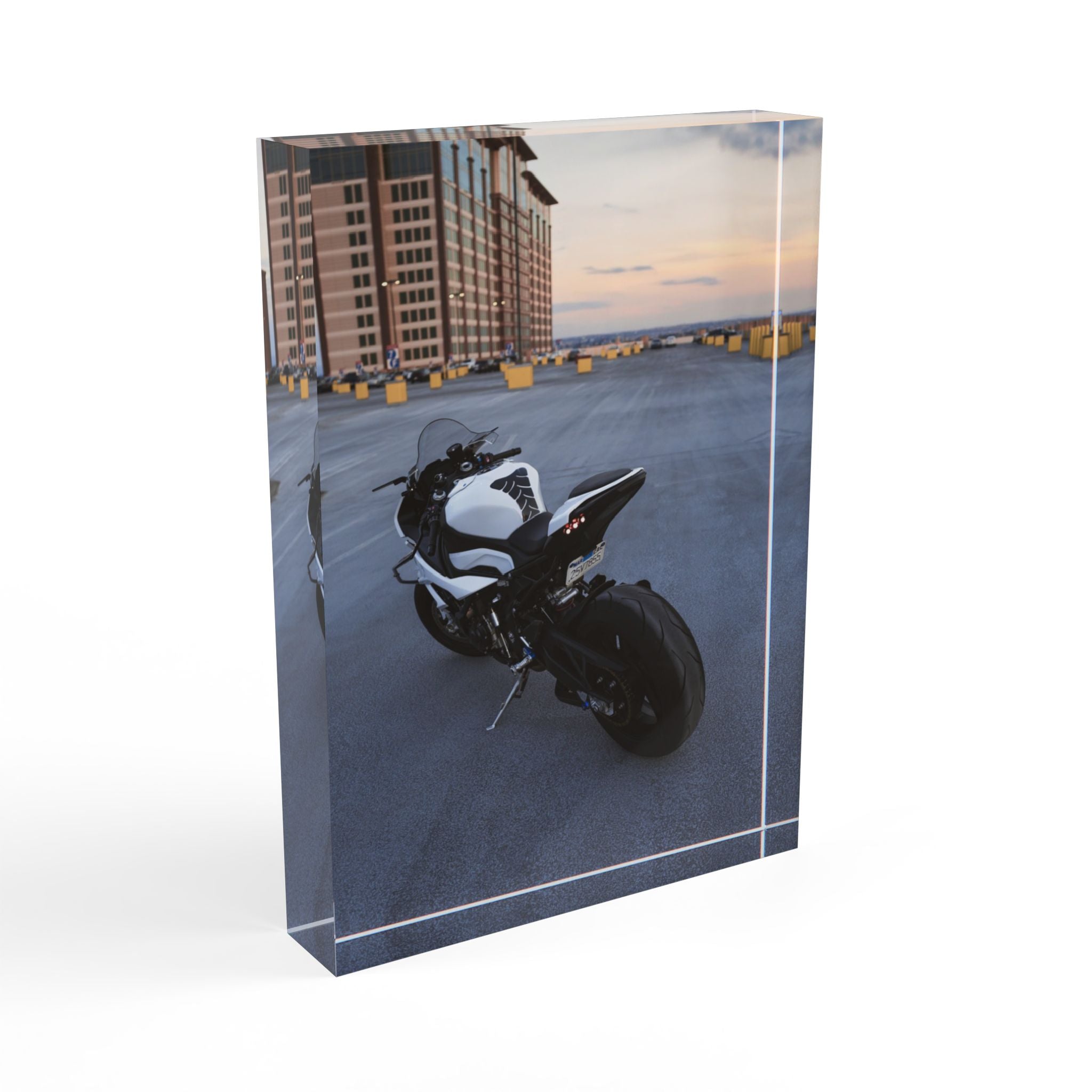 BMW S1000RR Motorcycle Acrylic Photo Block #043 - Throttle Designs