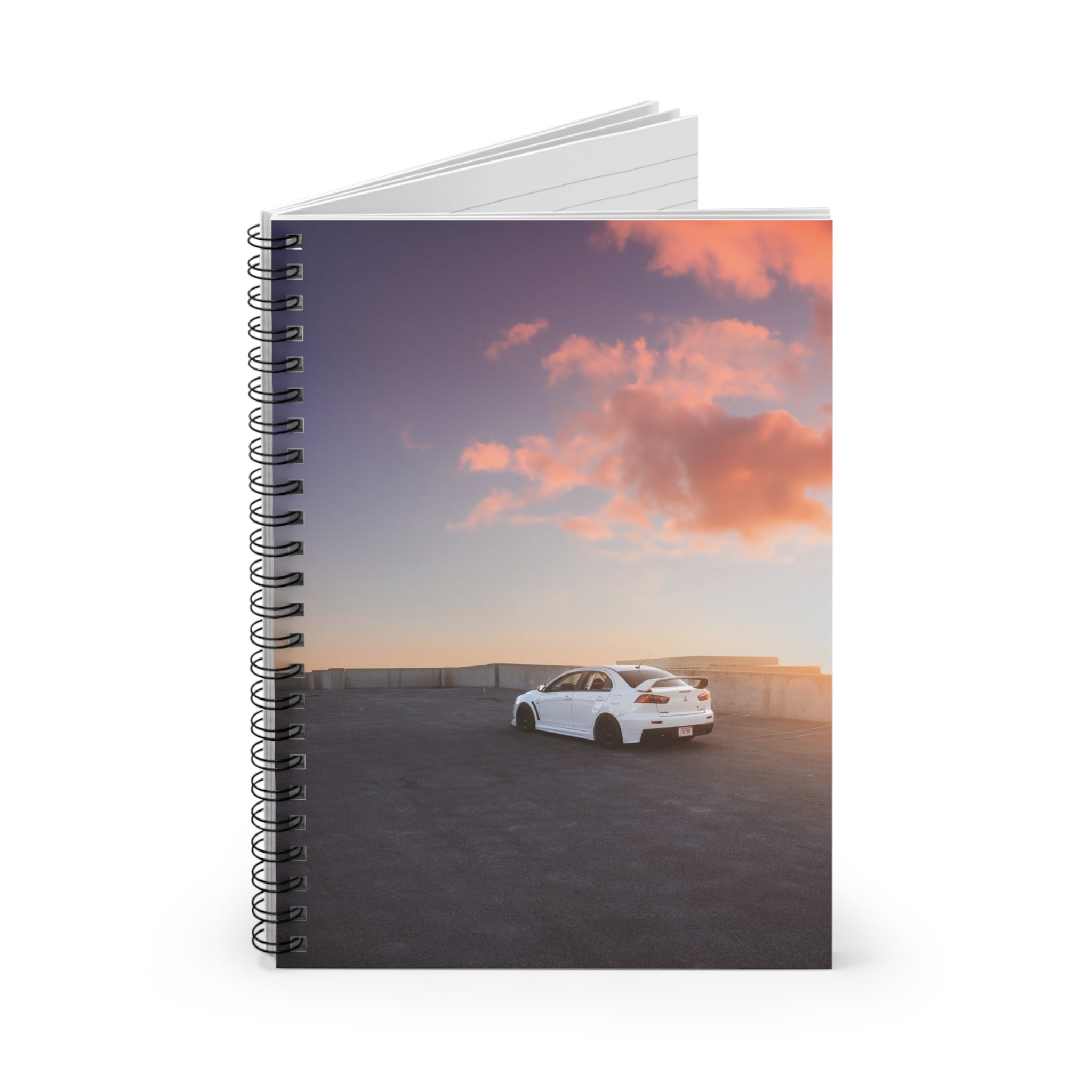 Mitsubishi Evo 10 Automotive Spiral Notebook #001 - Throttle Designs