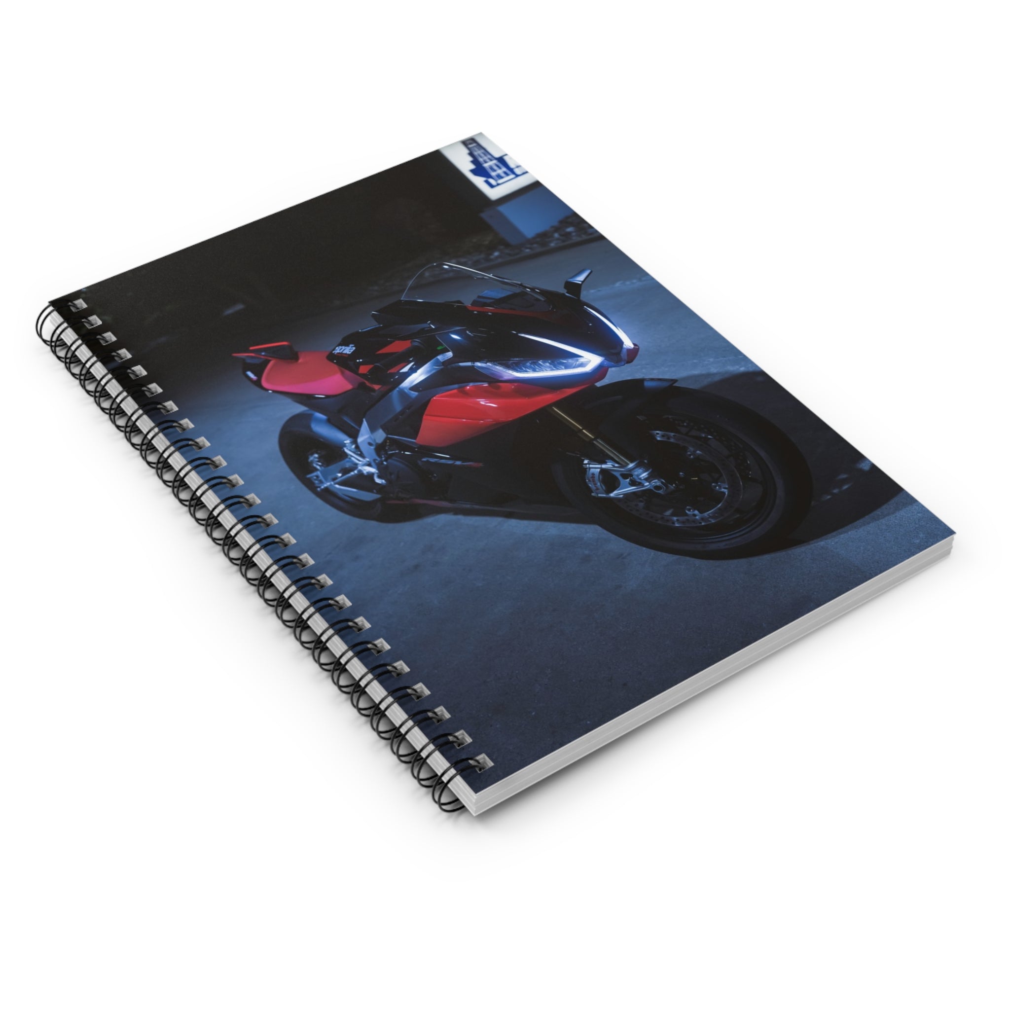 Aprilia RSV4 1100 Factory Motorcycle Spiral Notebook #021 - Throttle Designs