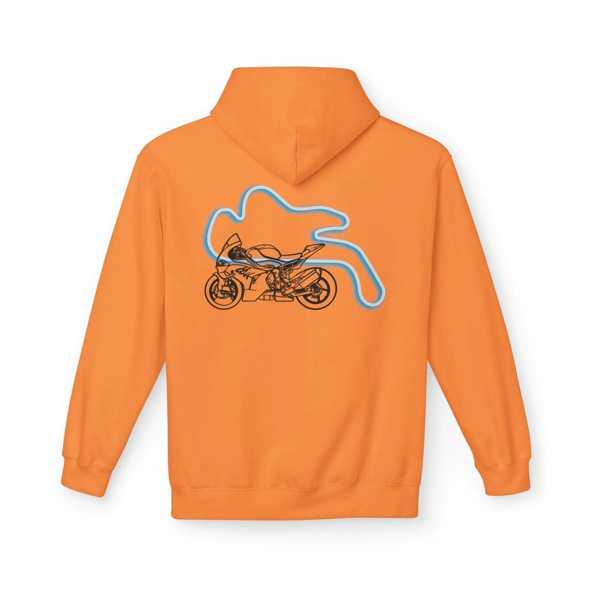 BMW Inspired M1000RR Fleece Hoodie Comfort and Style for Motorsport Enthusiasts