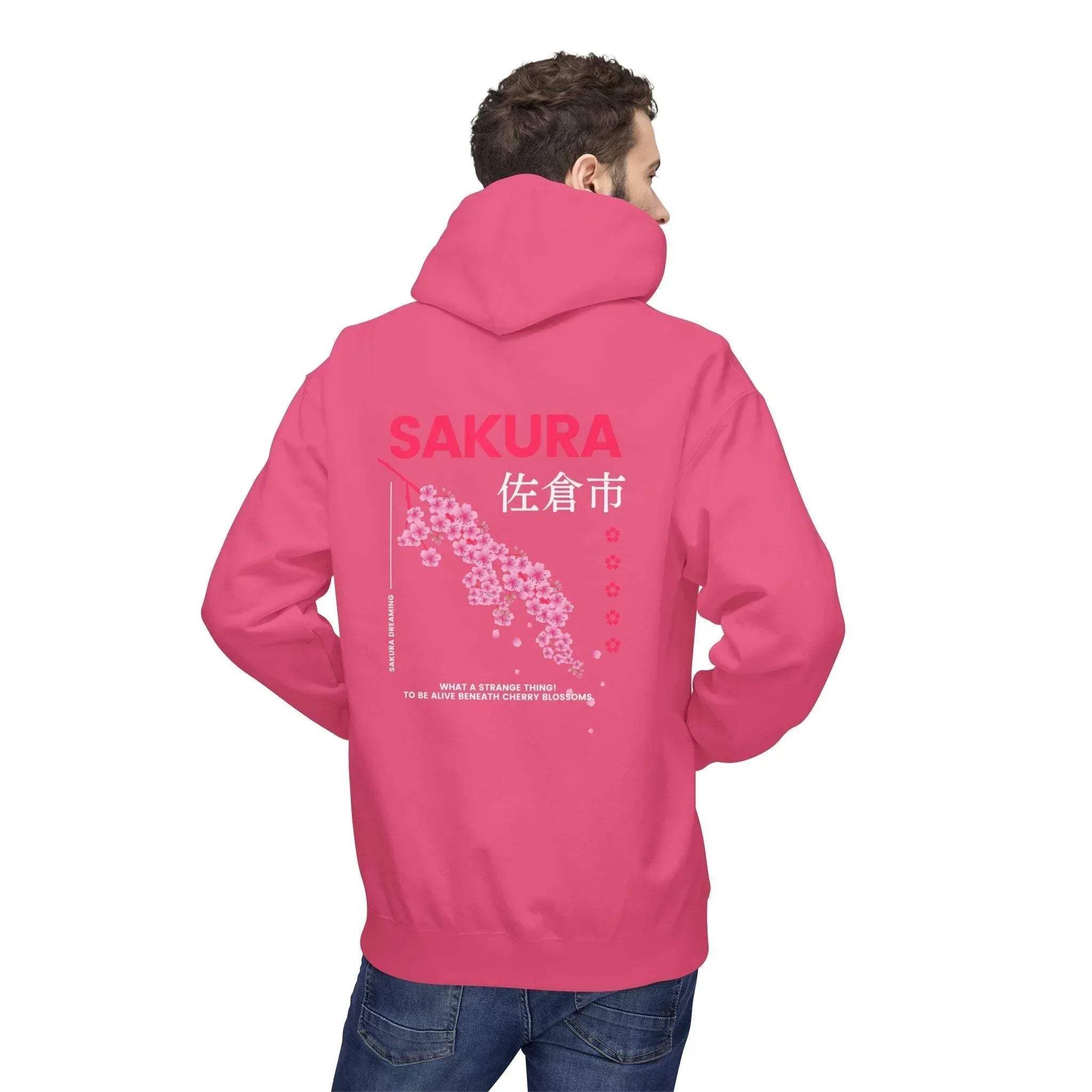 Cozy Sakura Blossom Fleece Hoodie for Ultimate Comfort