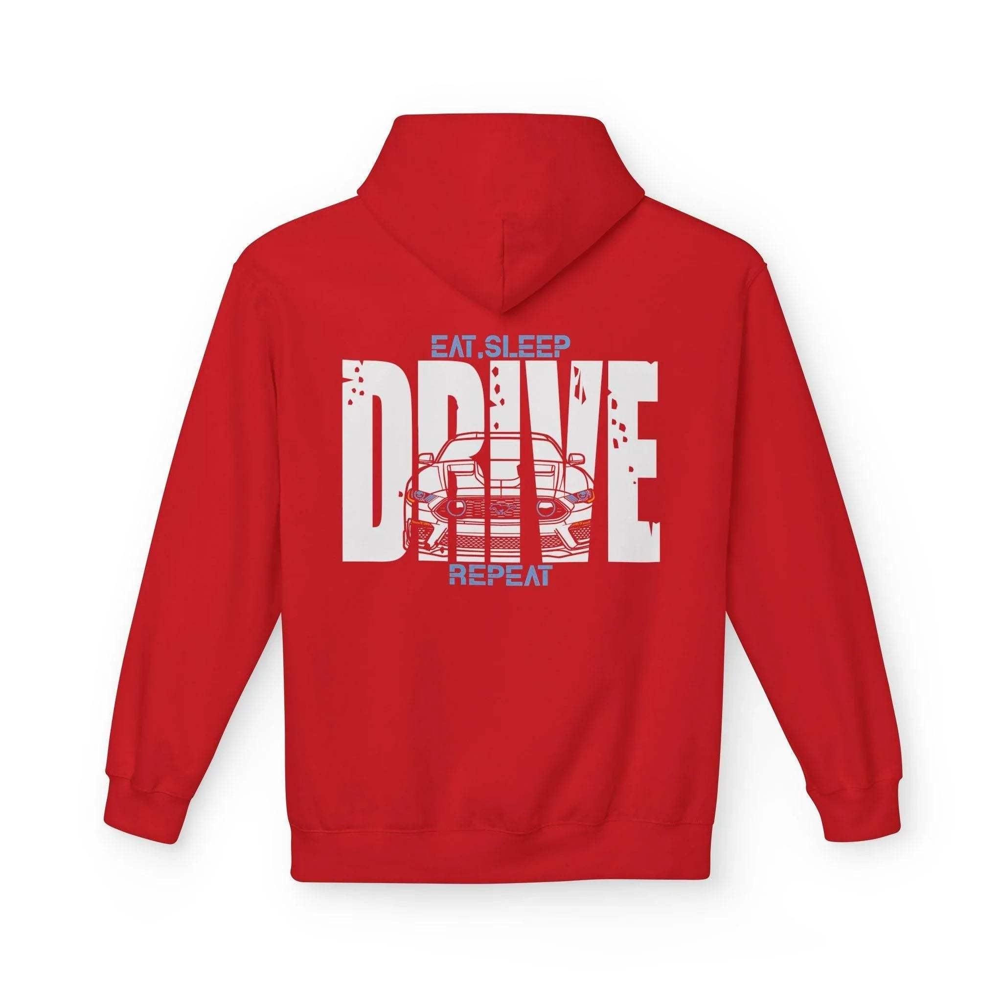 Ford Mach 1 Mustang DRIVE Fleece Hoodie - Premium Comfort & Style