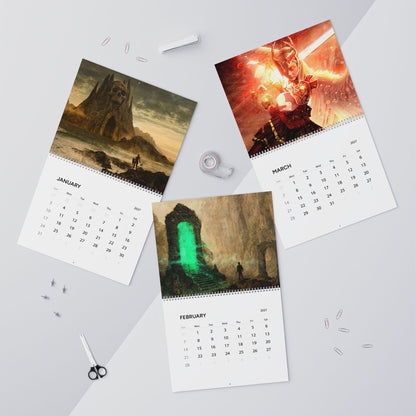 2027 Fantasy Art Wall Calendar – Mystical Characters, Imaginative Worlds & Scenic Artwork