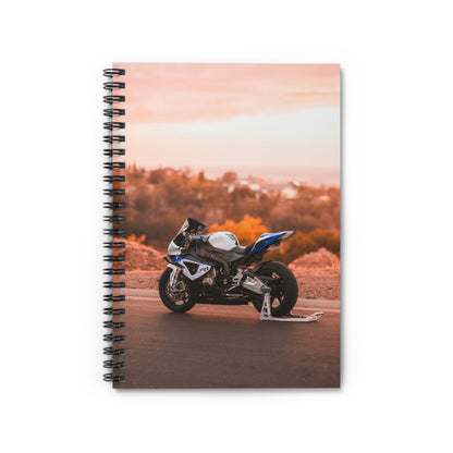 BMW S1000RR HP4 Motorcycle Spiral Notebook #005 - Throttle Designs