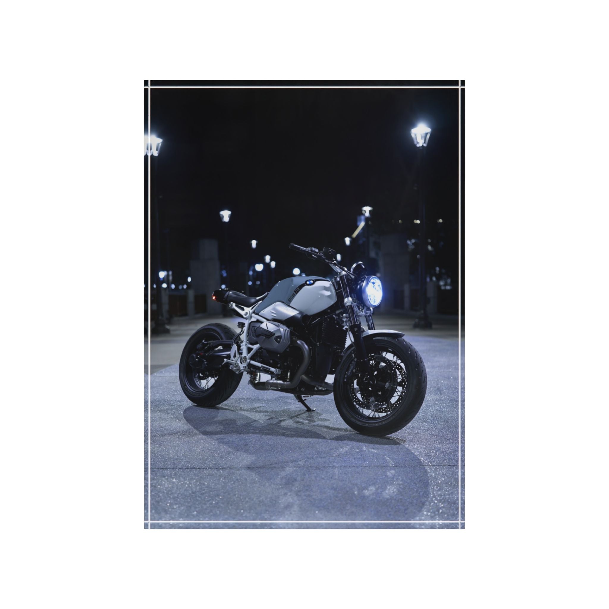 BMW R Nine T Motorcycle Acrylic Photo Block #004 - Throttle Designs