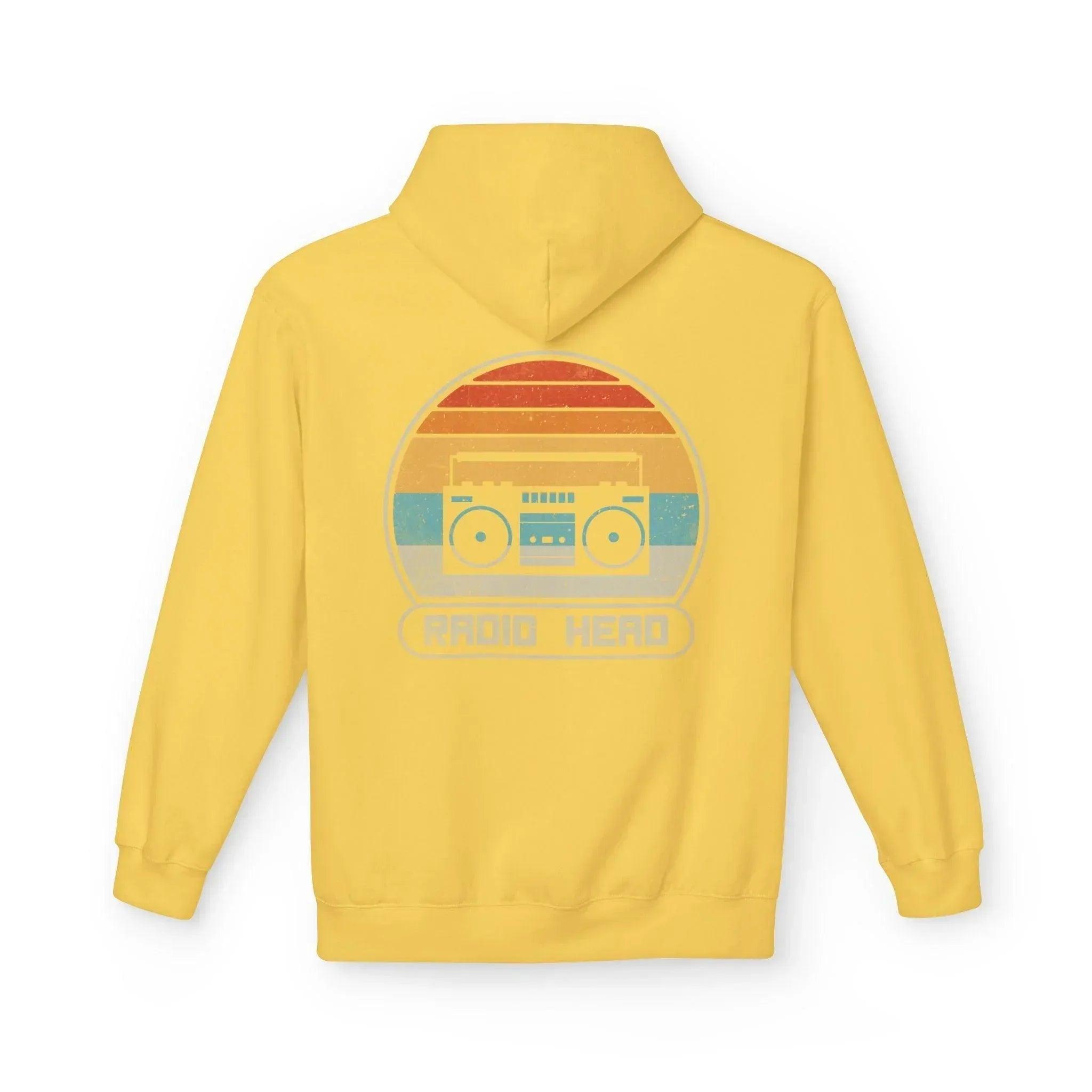 Cozy Vibes Radio Head Fleece Pullover Hoodie