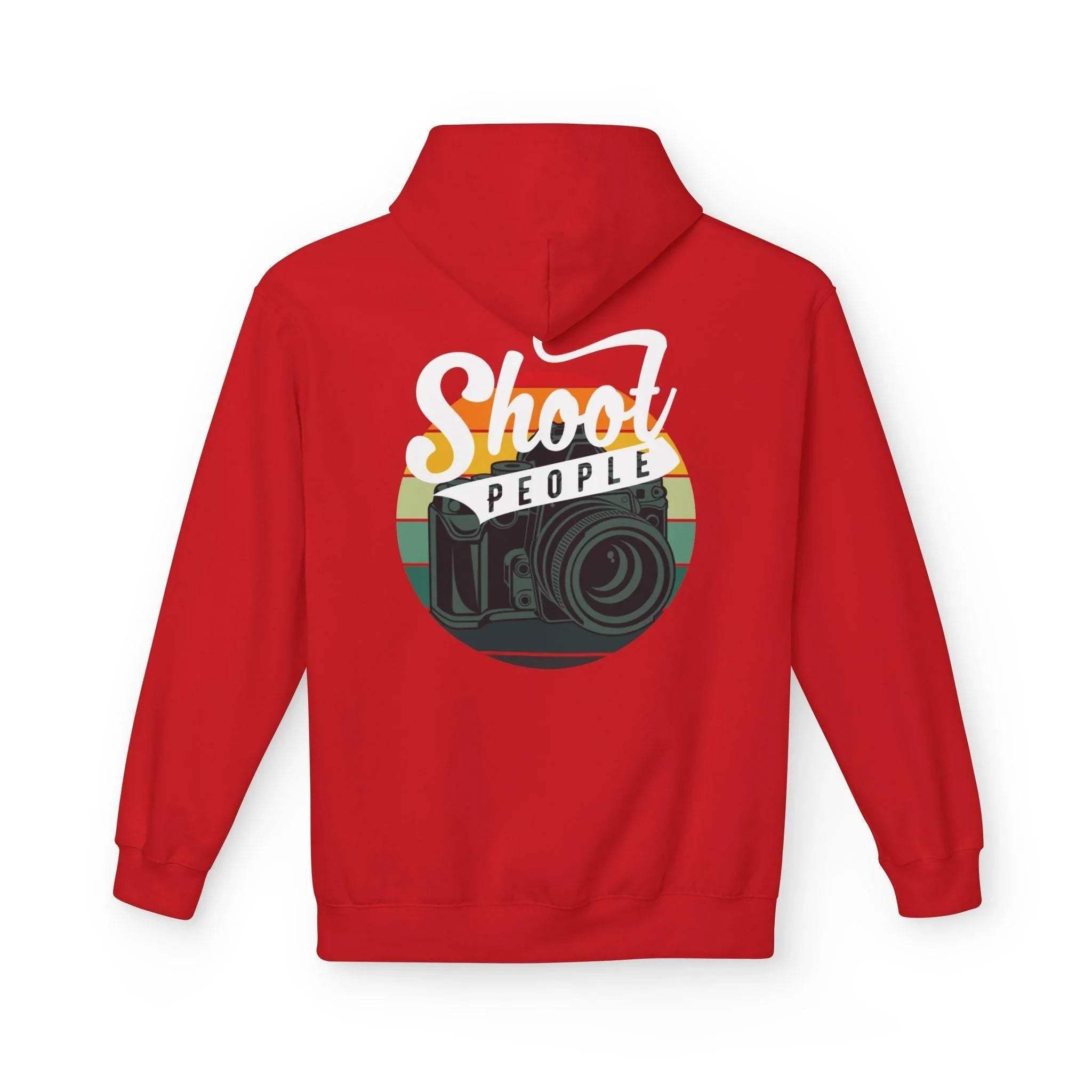 Creative Photographer's "Shoot People" Fleece Hoodie for Ultimate Comfort and Style