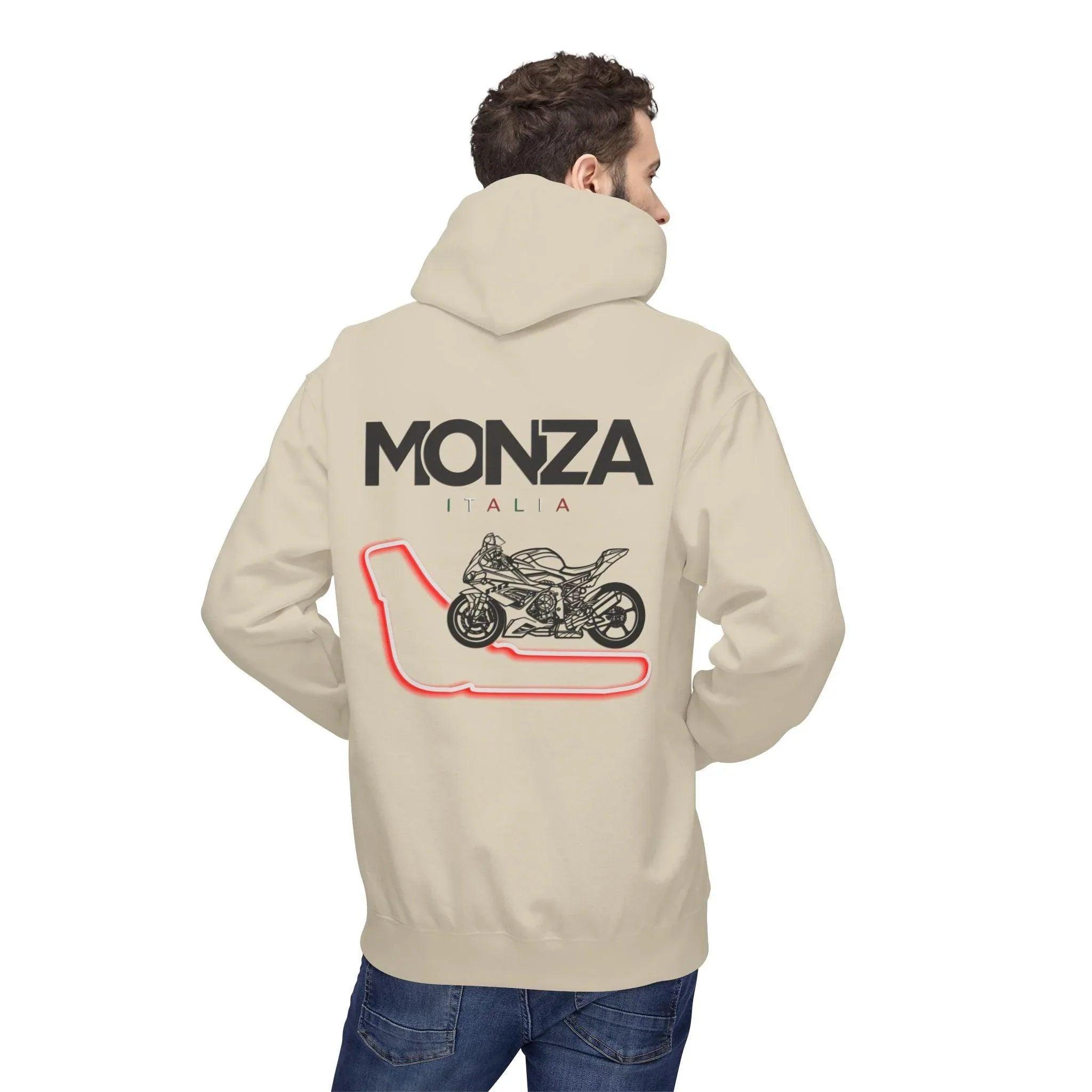 BMW Inspired S1000RR Monza Italia Fleece Hoodie Red Edition for Riders
