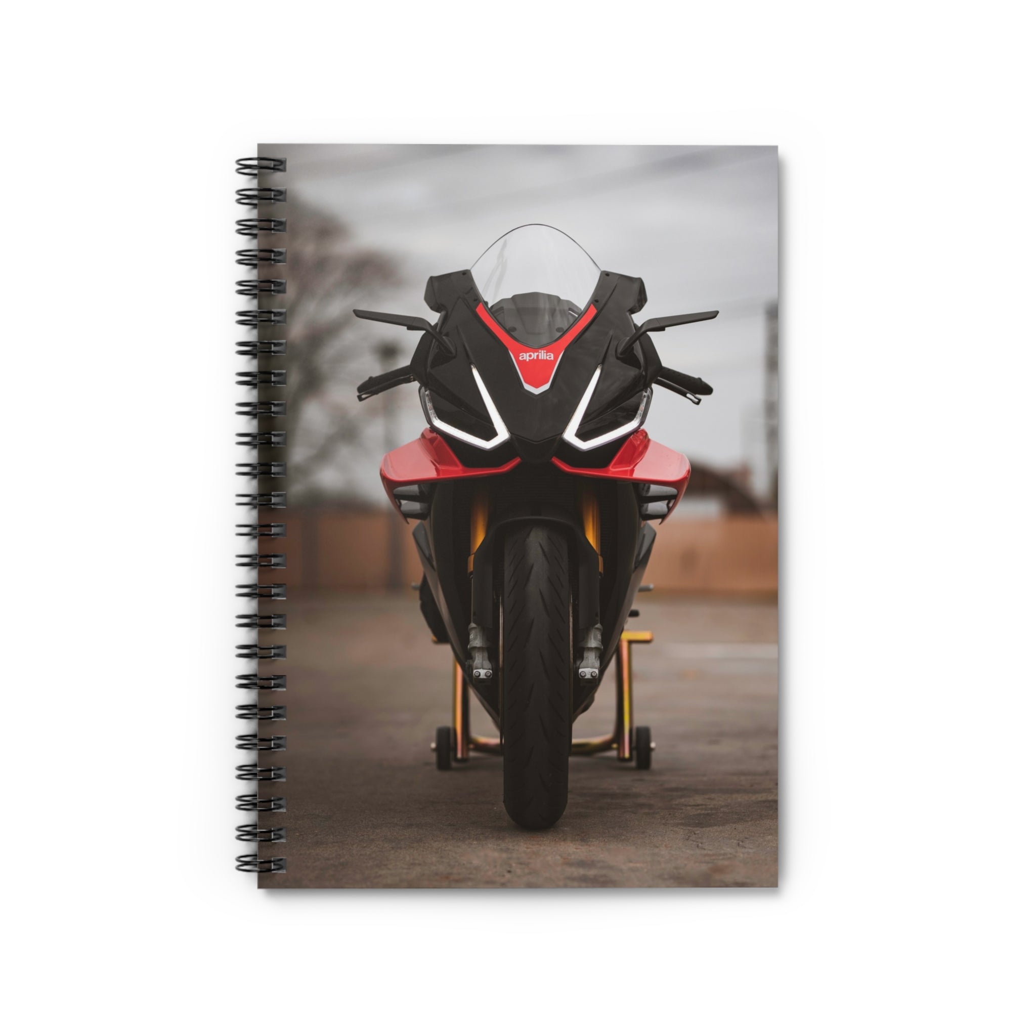 Aprilia RSV4 1100 Factory Motorcycle Spiral Notebook #014 - Throttle Designs